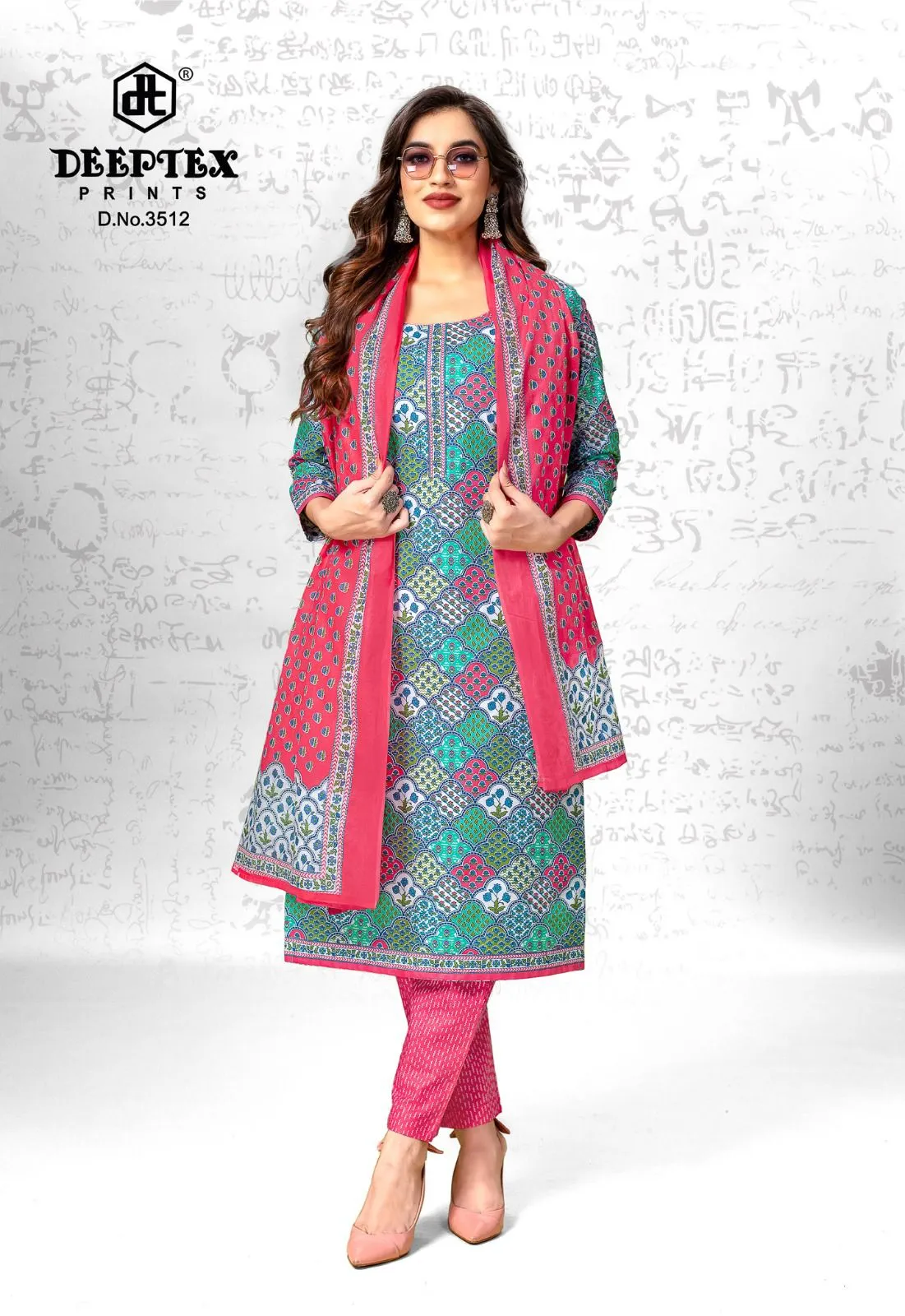 Deeptex Chief Guest Vol 35 Daily Wear Unstitched Cotton Printed Straight Salwar Suit