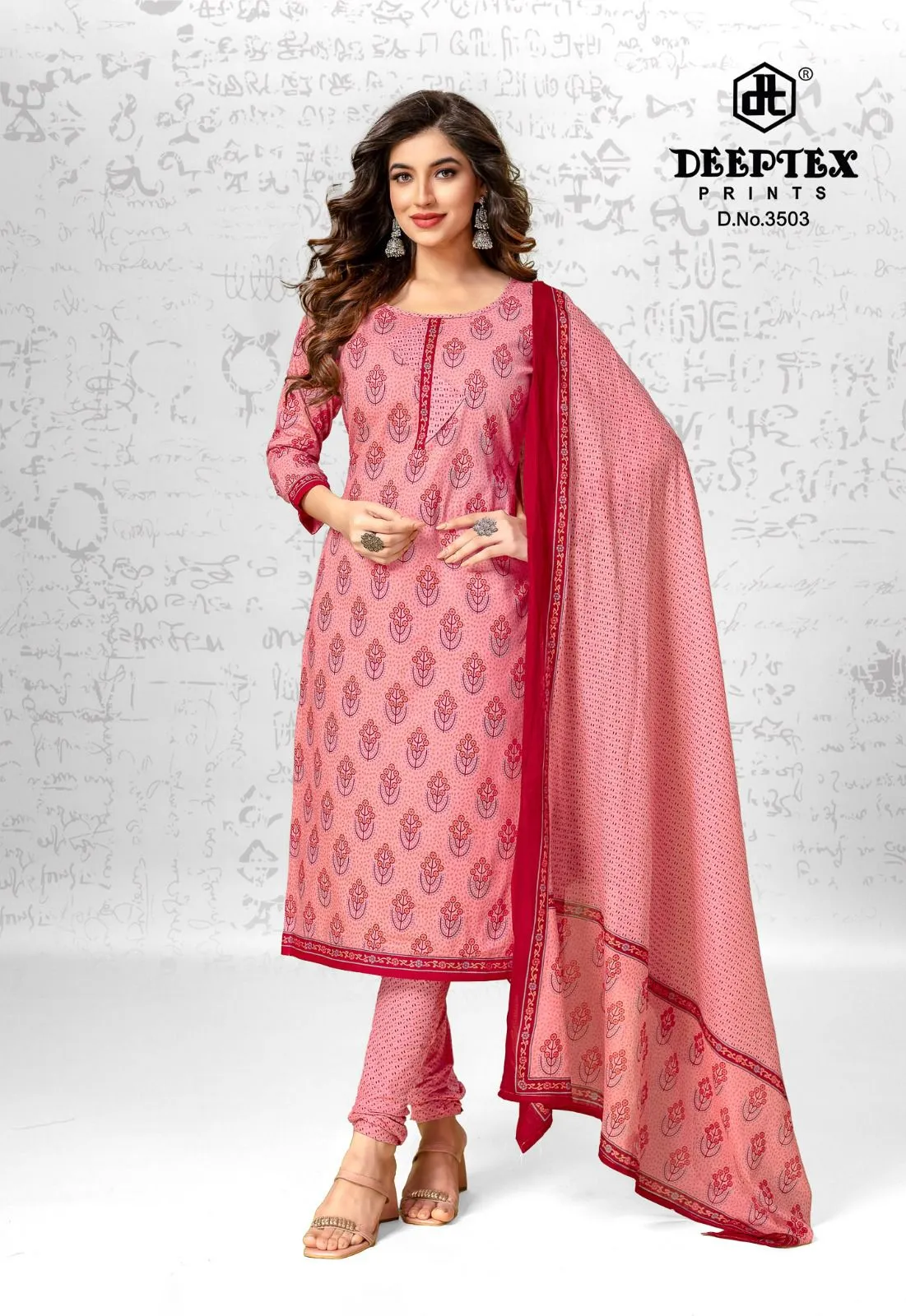 Deeptex Chief Guest Vol 35 Daily Wear Unstitched Cotton Printed Straight Salwar Suit