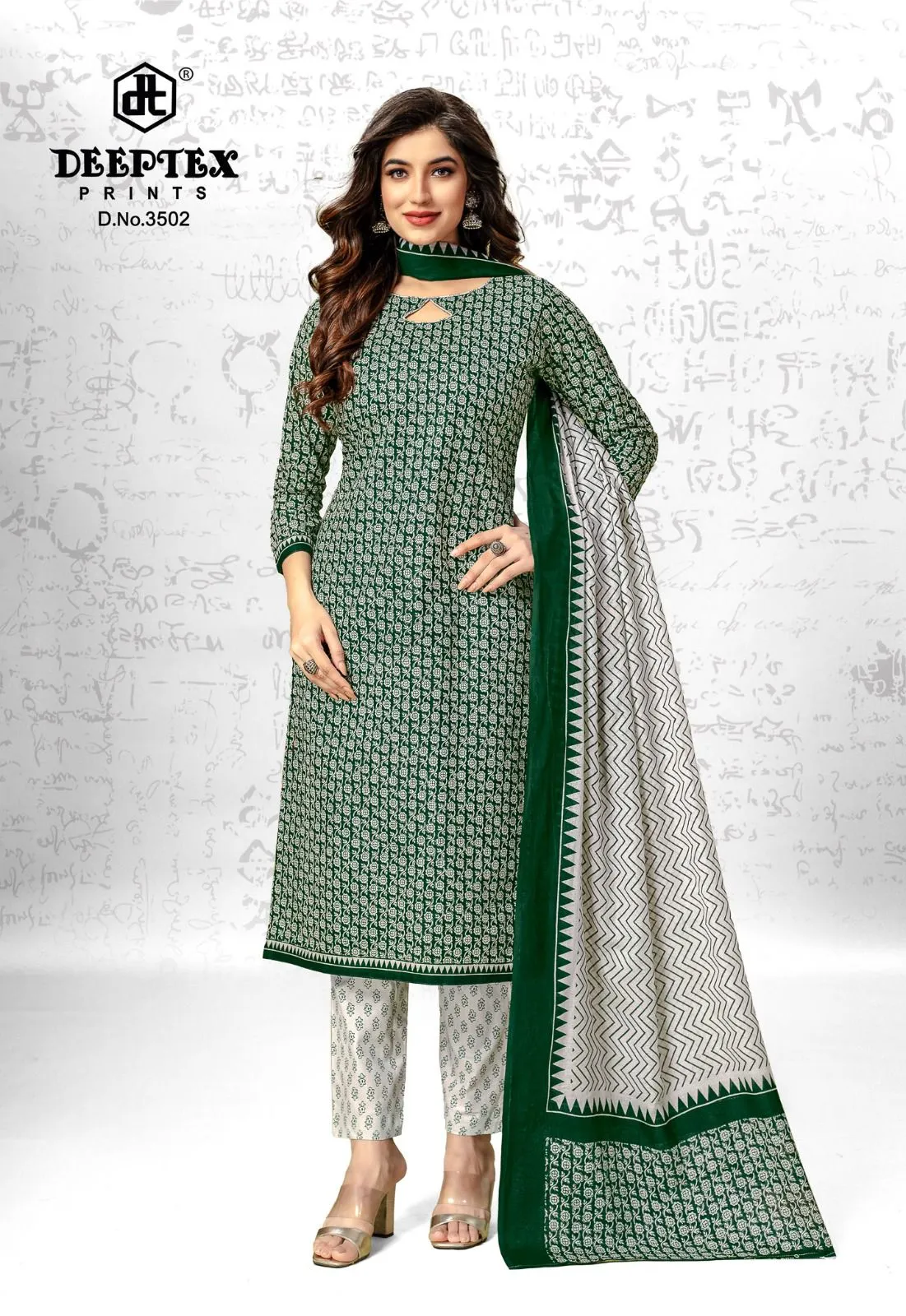 Deeptex Chief Guest Vol 35 Daily Wear Unstitched Cotton Printed Straight Salwar Suit