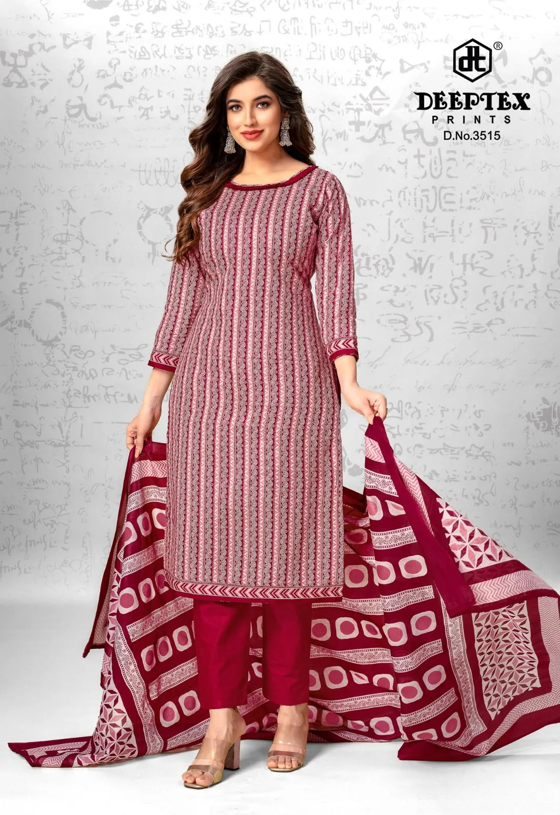 Deeptex Chief Guest Vol 35 Daily Wear Unstitched Cotton Printed Straight Salwar Suit