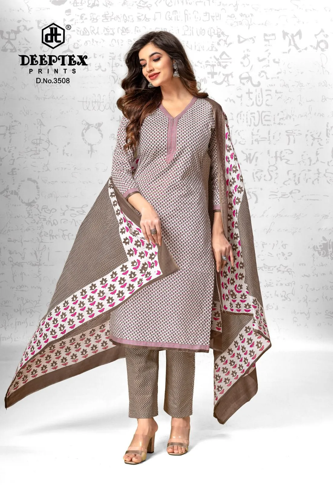 Deeptex Chief Guest Vol 35 Daily Wear Unstitched Cotton Printed Straight Salwar Suit