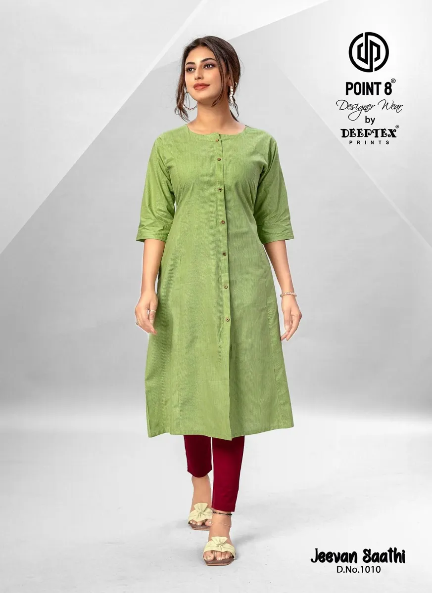 Deeptex Jeevan Sathi Vol 1 front Slit Cut Flair Style Ethnic Kurti