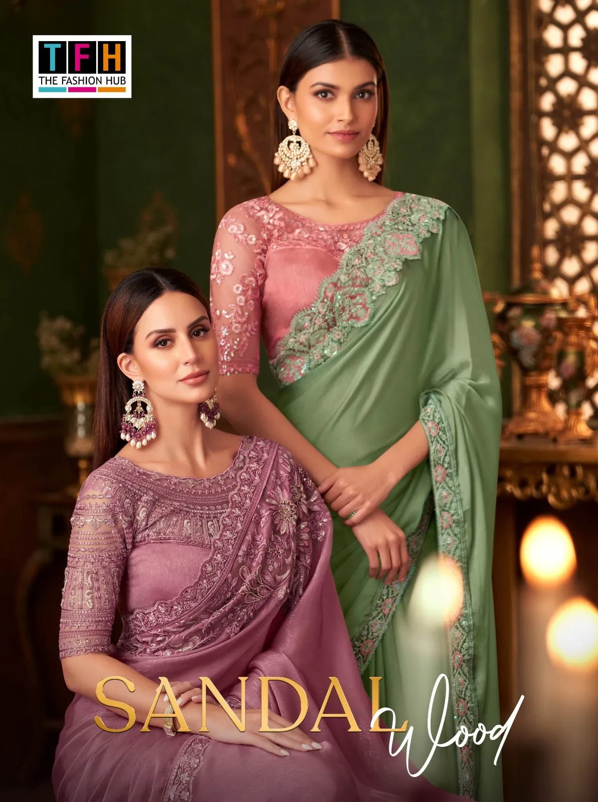 Imported Fancy Fabrics Ethnic Sarees Bollywood Style Boutique Saree