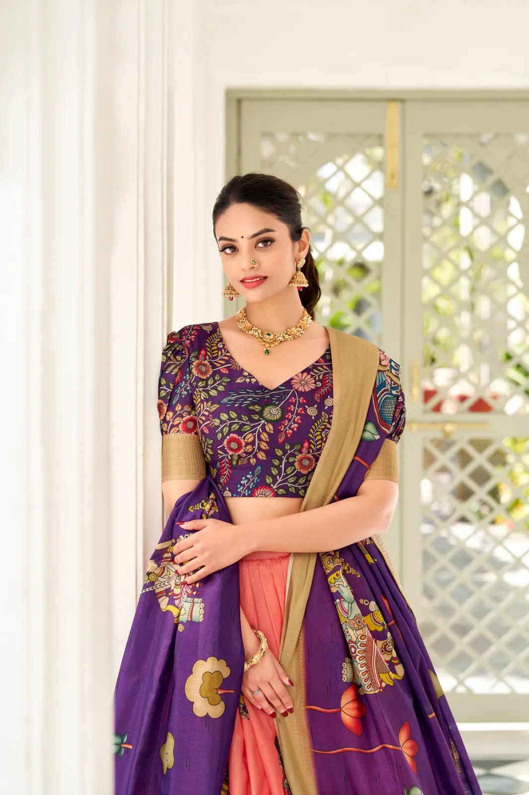 Kalamkari Printed Designer Trending Ethnic Lehenga Choli