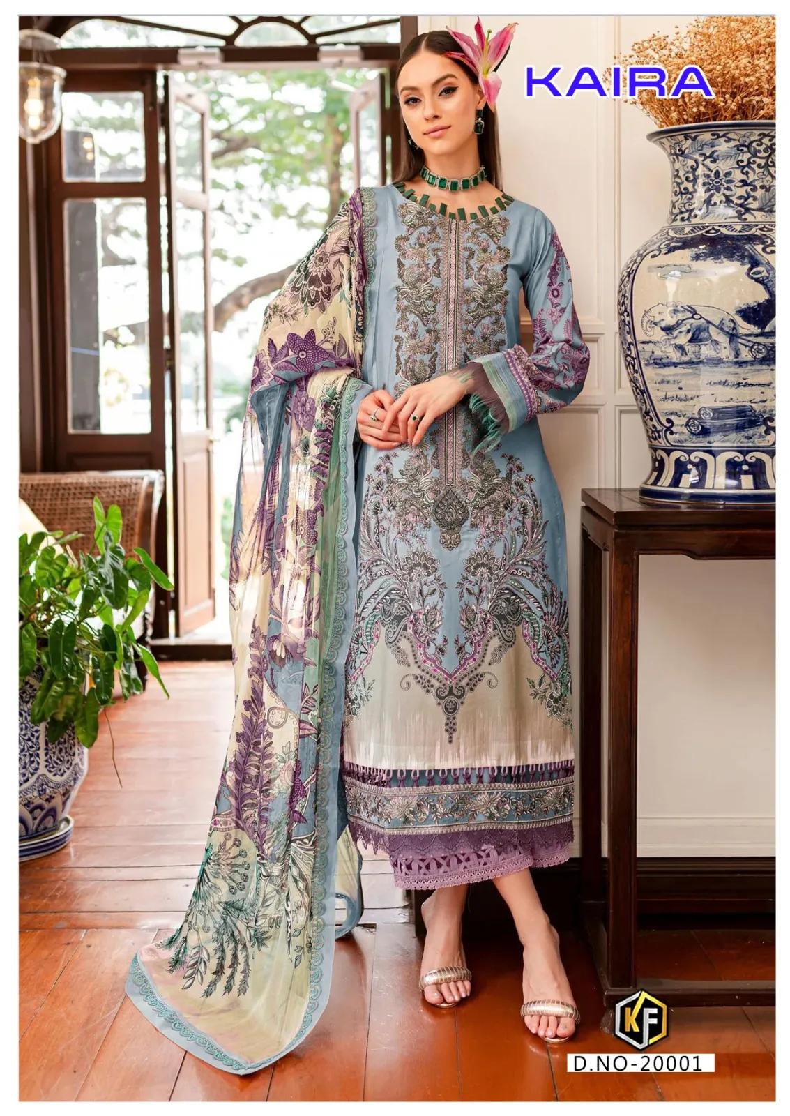 KevalFab Kaira Vol 20 Lawn Cotton Karachi Printed Dailywear Ramzan Wear Suits