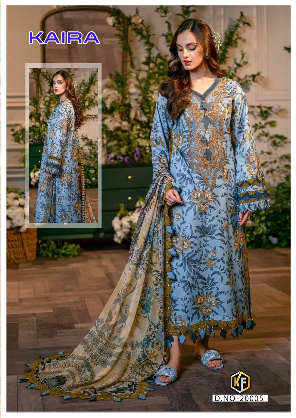 KevalFab Kaira Vol 20 Lawn Cotton Karachi Printed Dailywear Ramzan Wear Suits