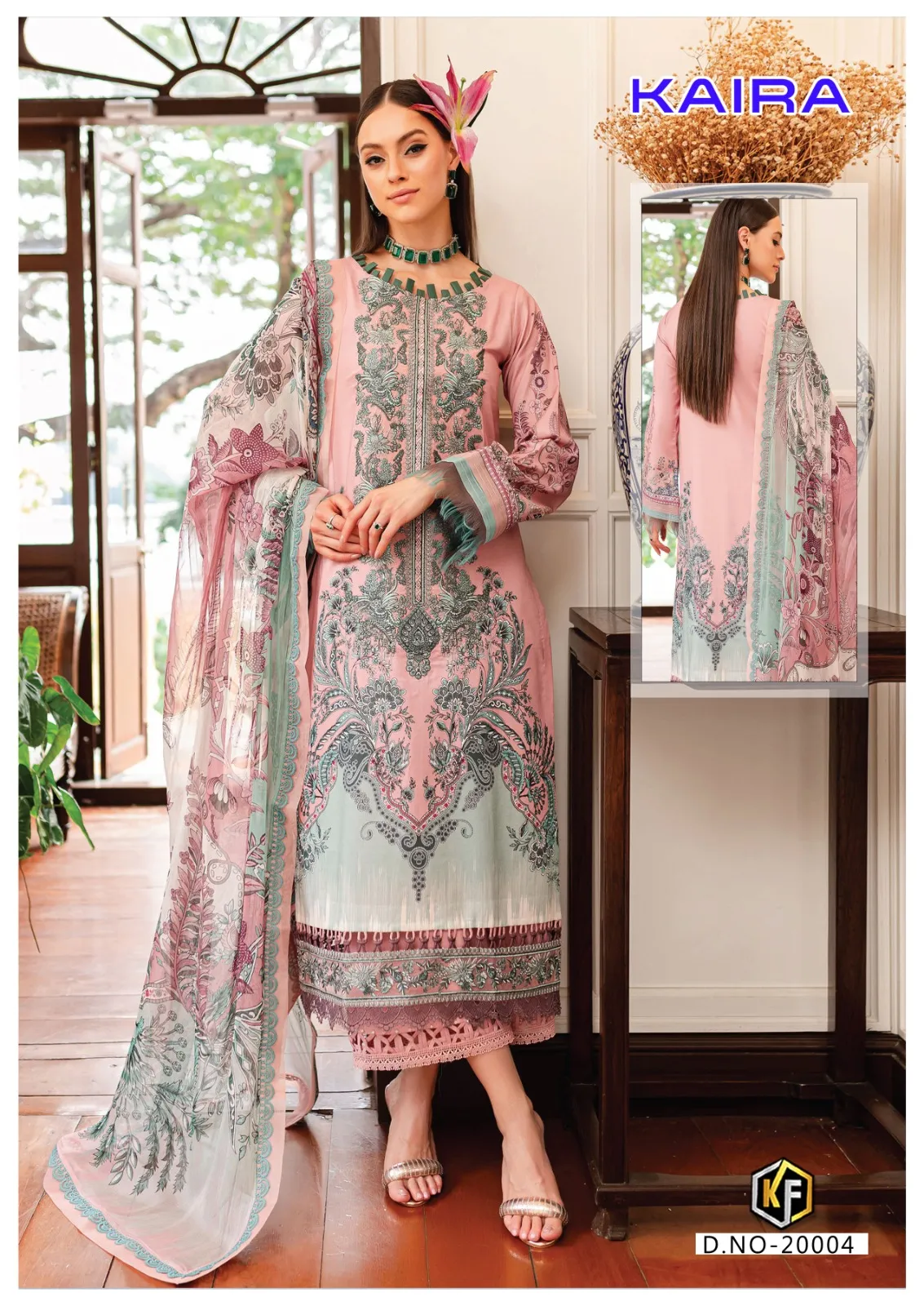 KevalFab Kaira Vol 20 Lawn Cotton Karachi Printed Dailywear Ramzan Wear Suits