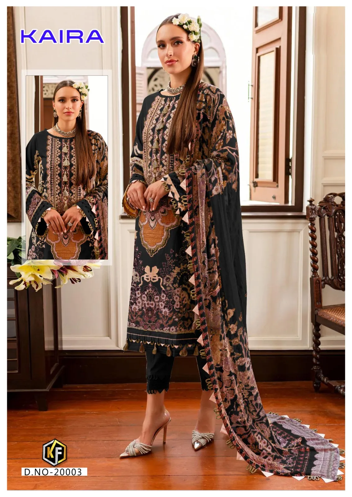 KevalFab Kaira Vol 20 Lawn Cotton Karachi Printed Dailywear Ramzan Wear Suits