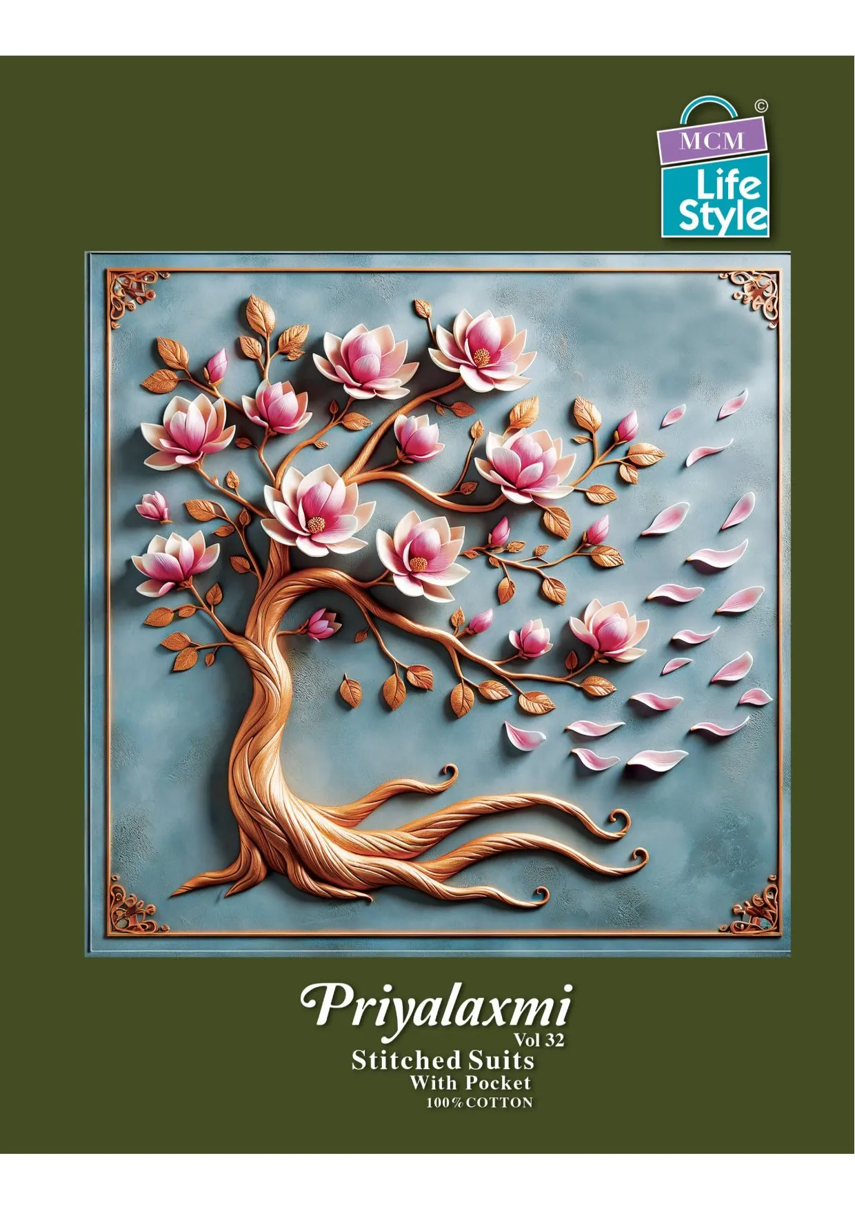 Pure Cotton Printed Readymade Big Size Salwar Suit MCM Priyalaxmi Vol 32 Ethnic Suits
