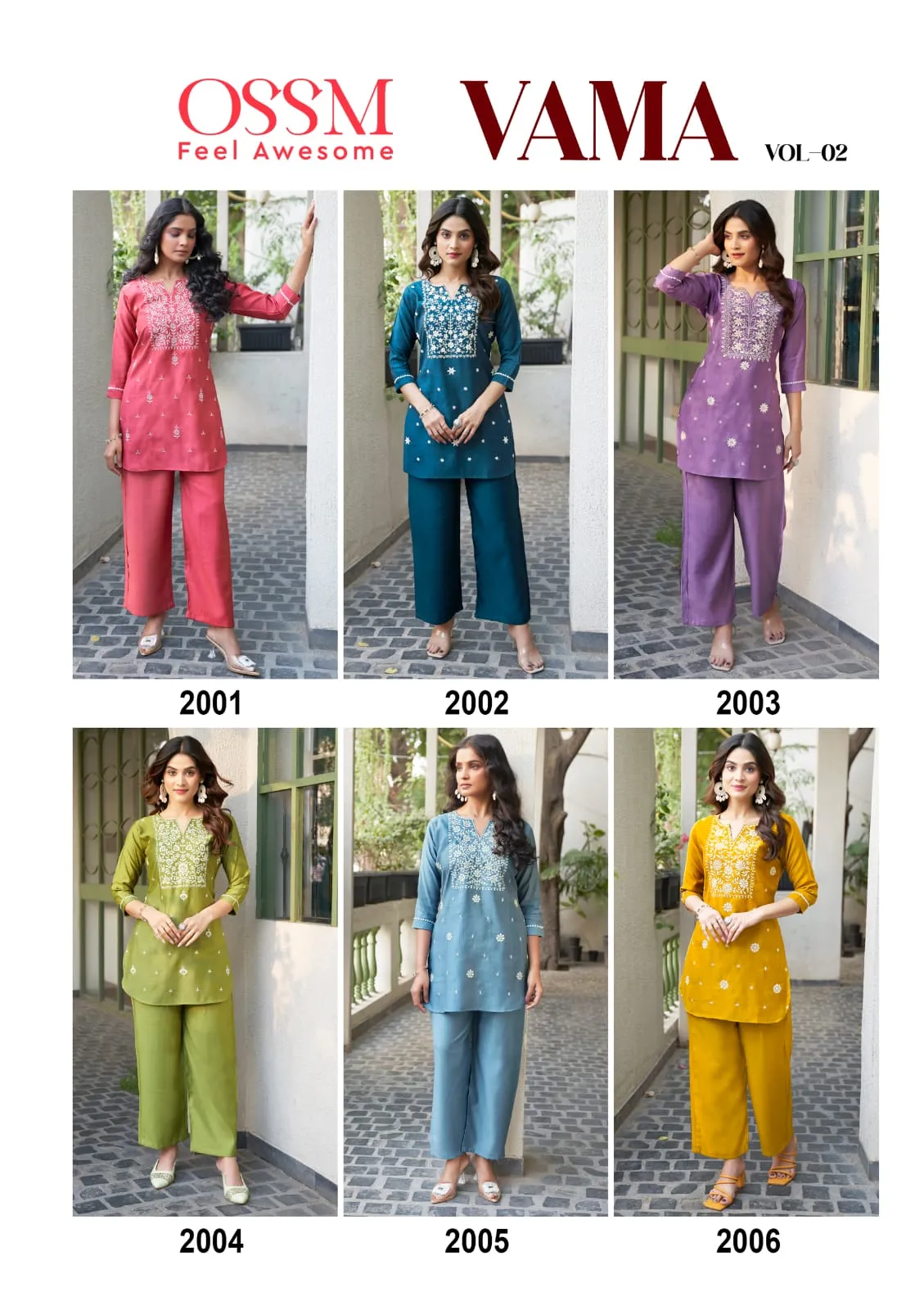 Ossm Vama Vol 02 Designer Co ord Set
