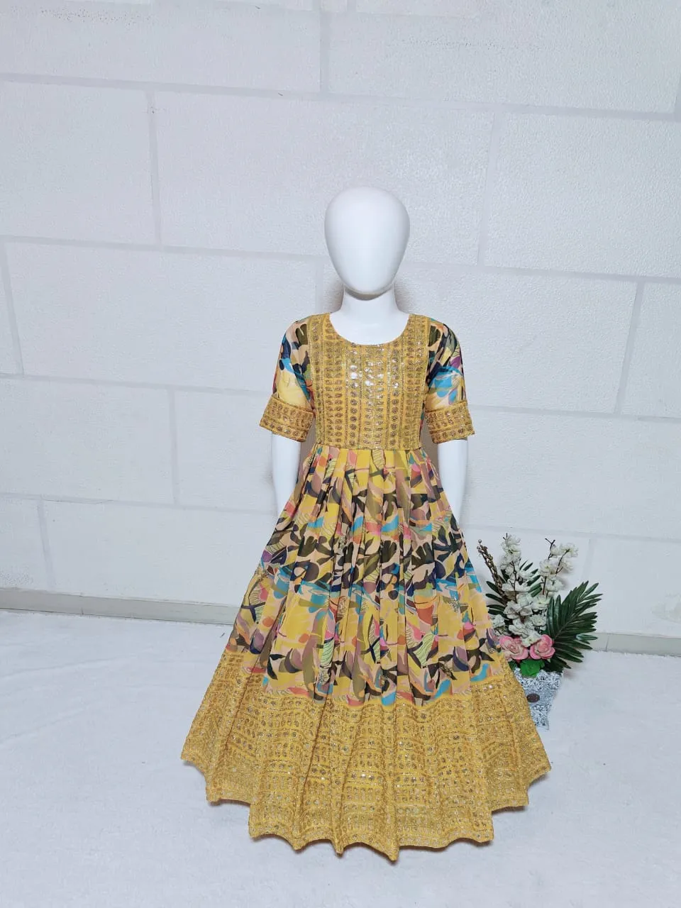 Party Wear Designer Kids Gown