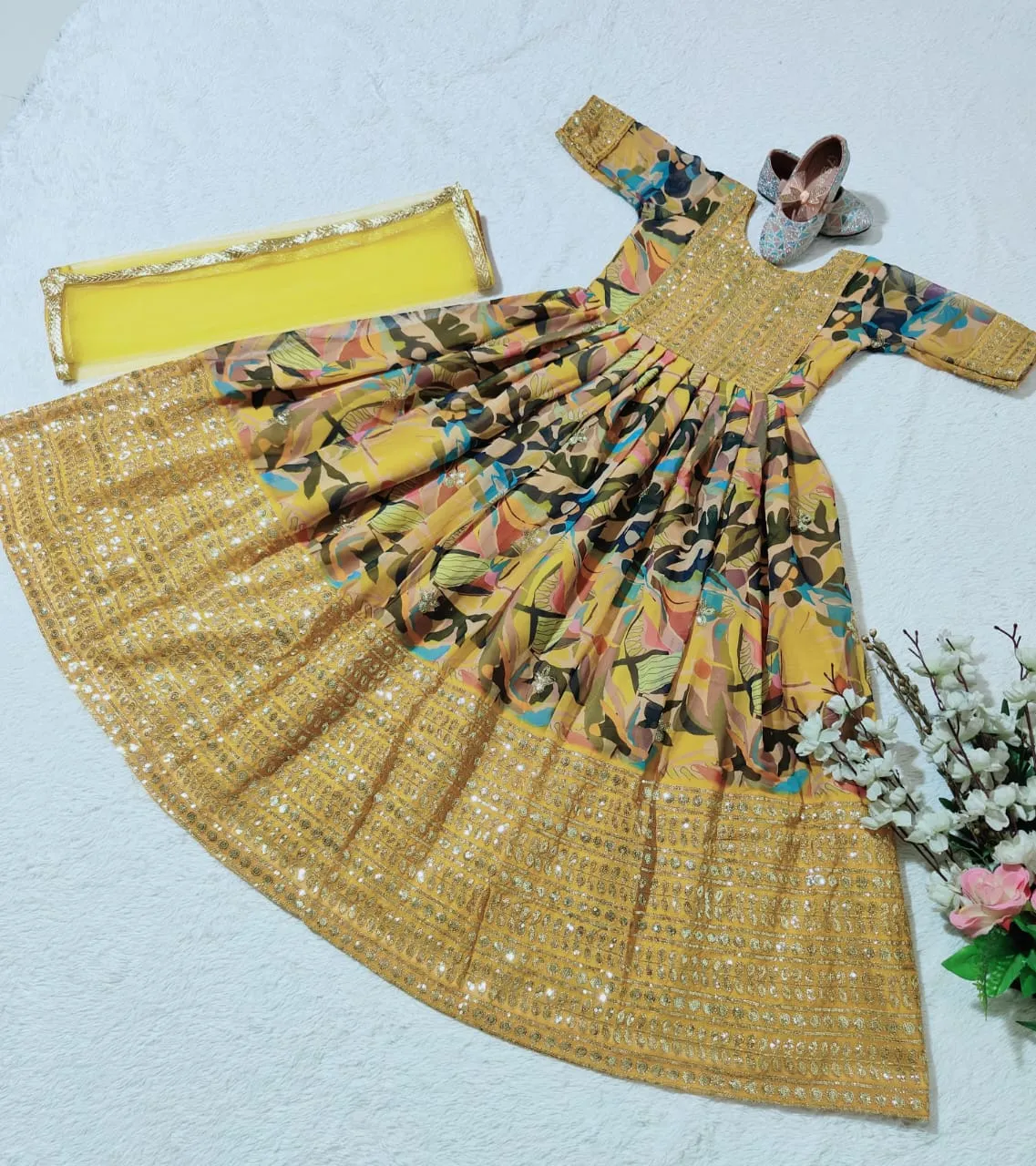 Party Wear Designer Kids Gown