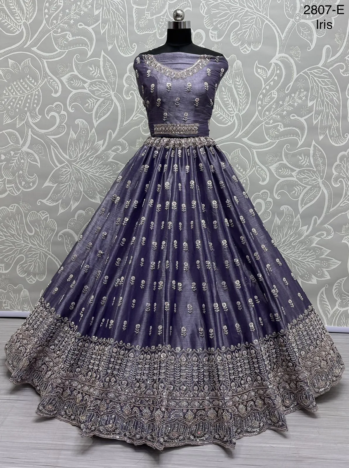Phenomenal Look Motif Handwork Designer Party Wear Lehenga Choli