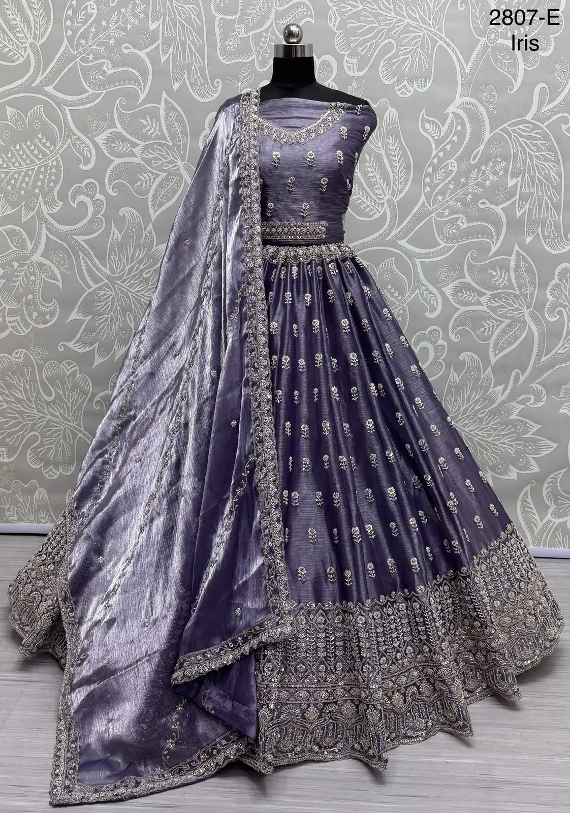Phenomenal Look Motif Handwork Designer Party Wear Lehenga Choli