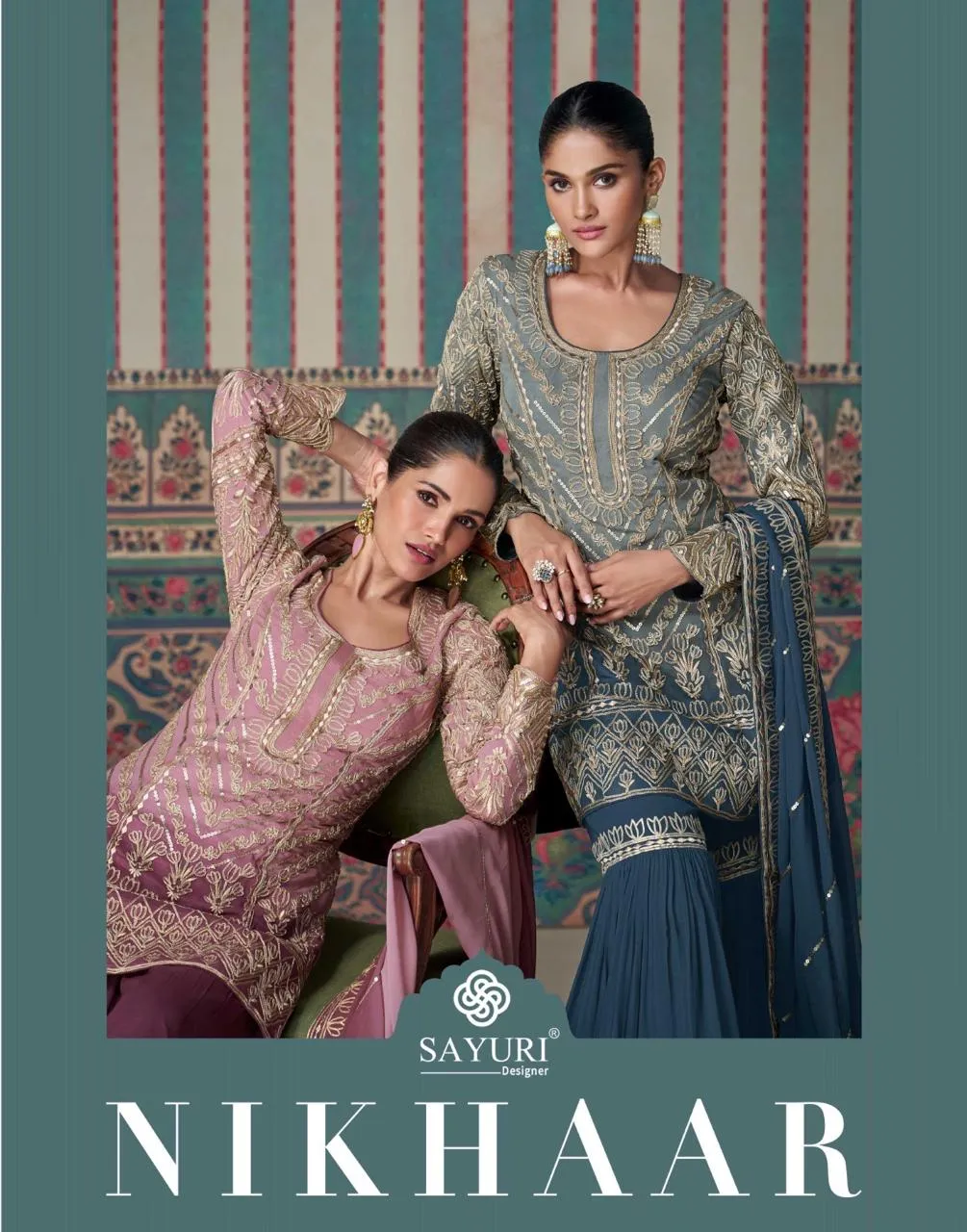 Premium Georgette Designer Sharara Salwar Ethnic Suit Sayuri  Nikhaar