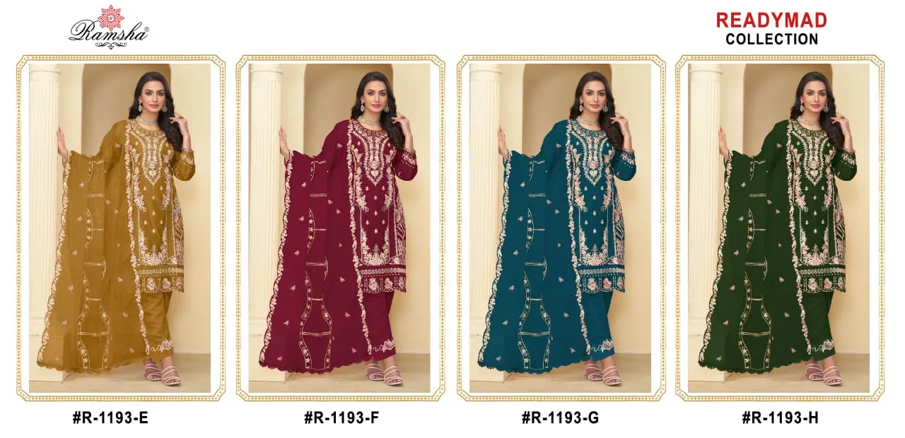 Ramsha Designer Readymade Pakistani Salwar Ethnic Suits R-1193 NX