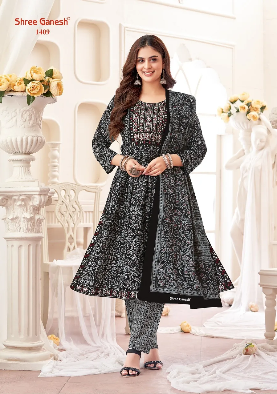 Nayra Cut Printed Daily Wear Salwar Suit Shree Ganesh Zaara Vol 4 Supplier