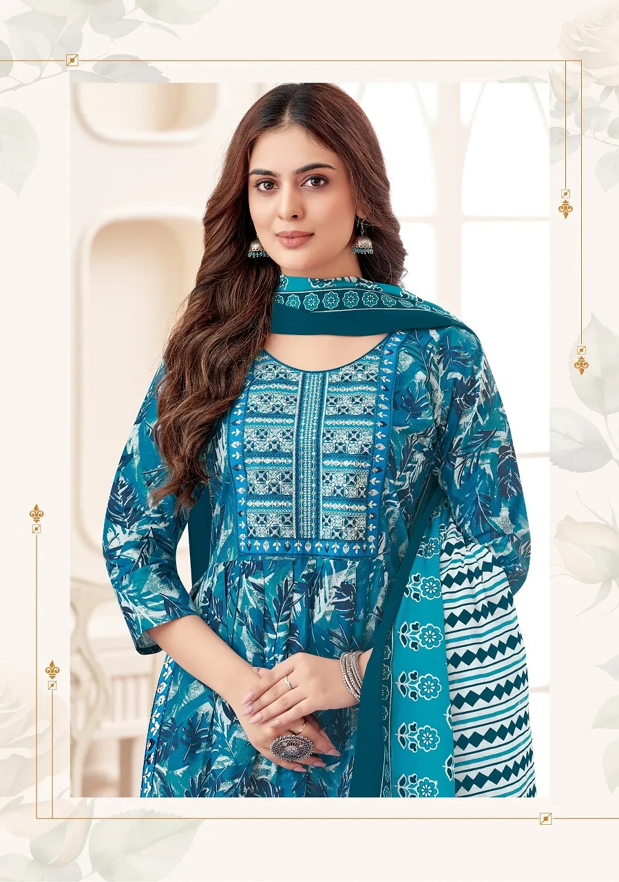 Nayra Cut Printed Daily Wear Salwar Suit Shree Ganesh Zaara Vol 4 Supplier
