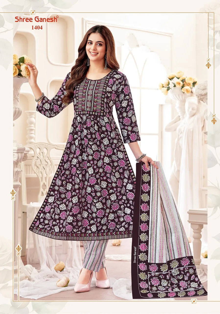 Nayra Cut Printed Daily Wear Salwar Suit Shree Ganesh Zaara Vol 4 Supplier