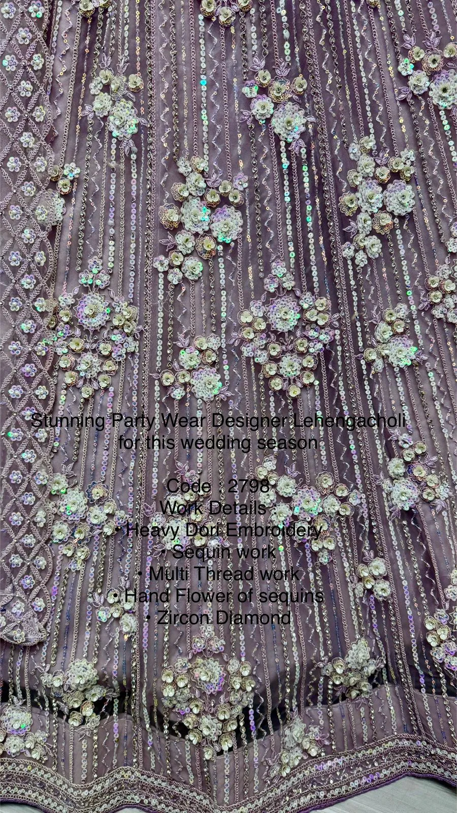 Stunning Party Wear Designer Lehengacholi Ship To Usa