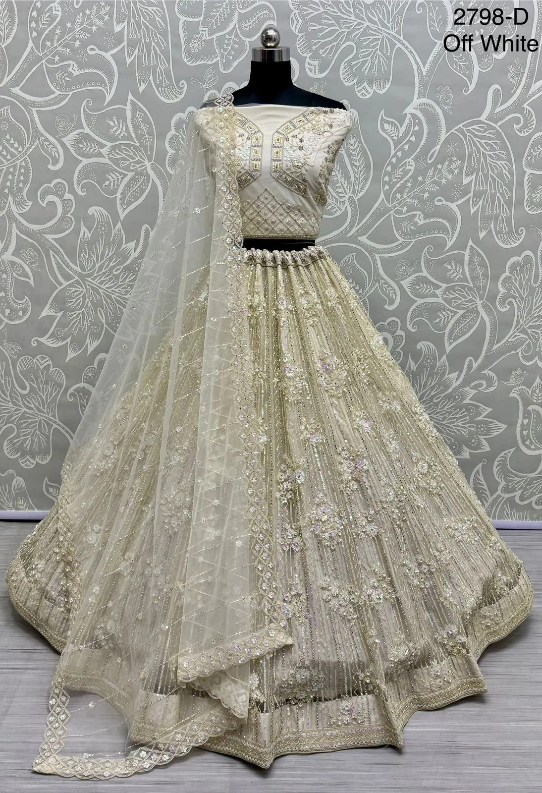 Stunning Party Wear Designer Lehengacholi Ship To Usa