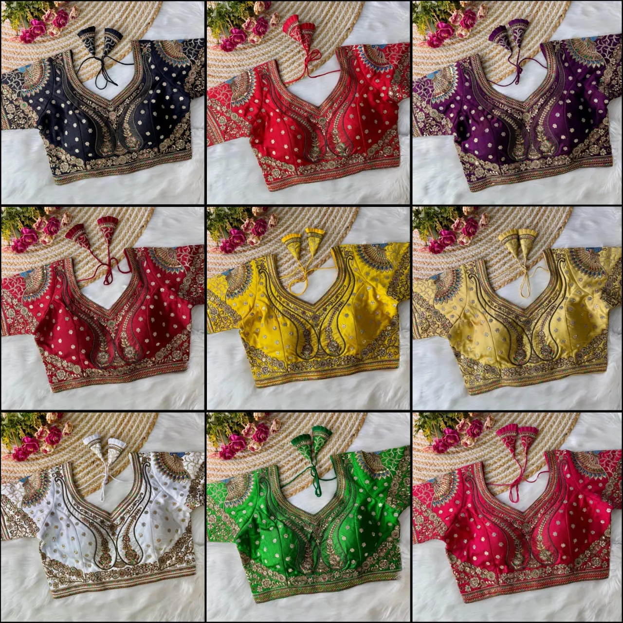 Wedding Wear Silk Readymade Blouse