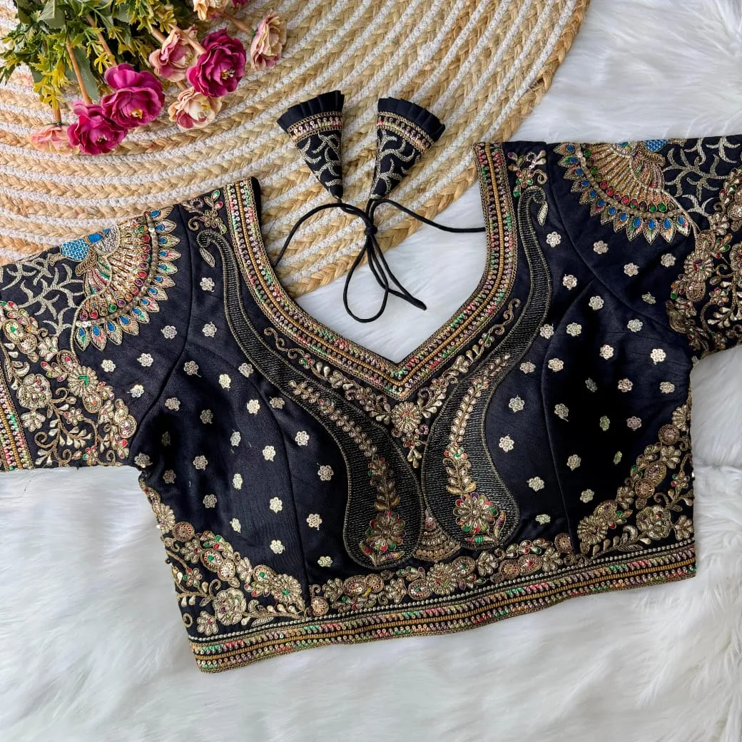 Wedding Wear Silk Readymade Blouse