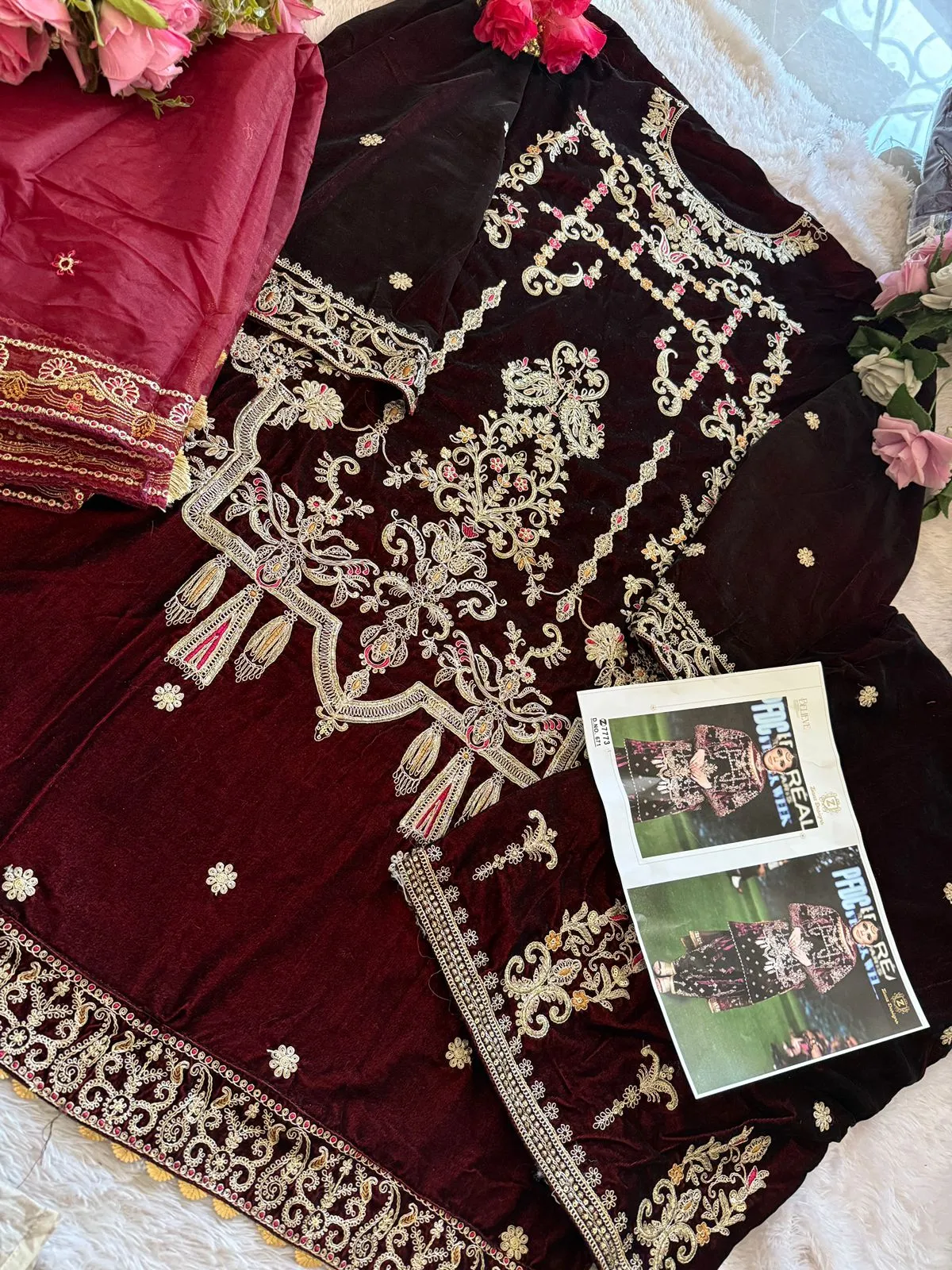 Ziaaz Designs 671 Stylish New Pakistani Salwar Suit Wholesale Seller