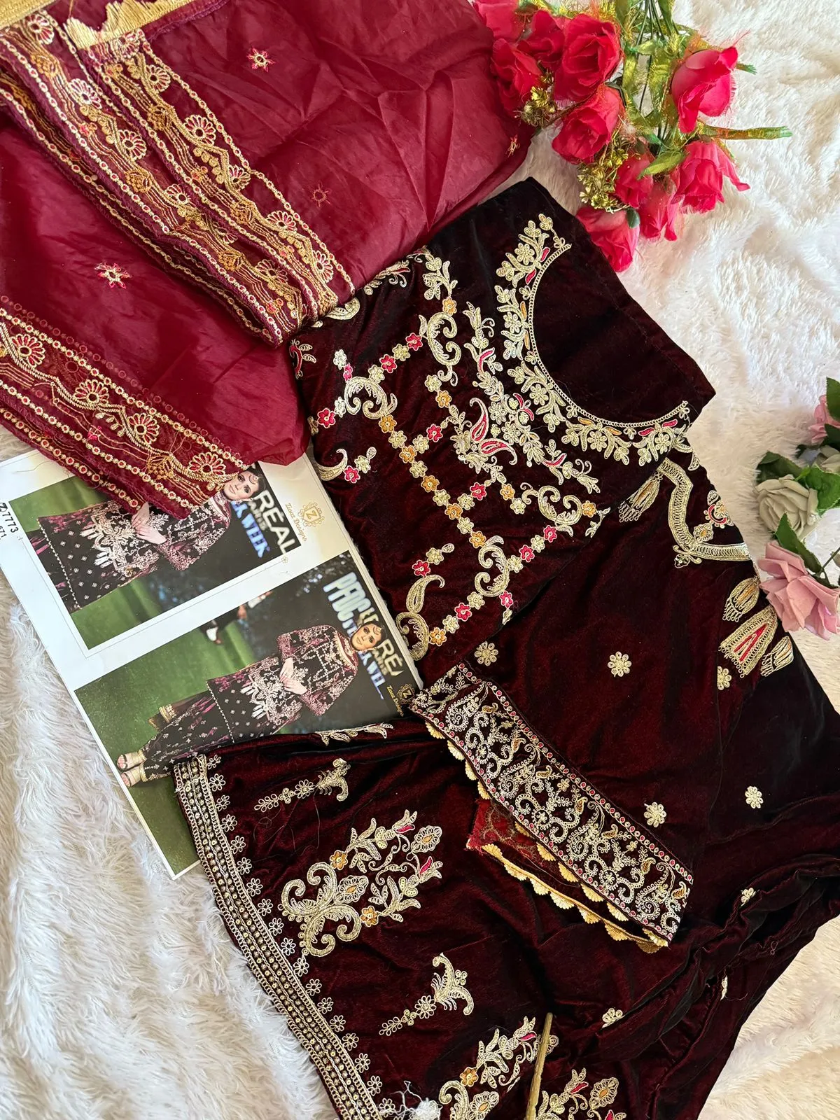 Ziaaz Designs 671 Stylish New Pakistani Salwar Suit Wholesale Seller