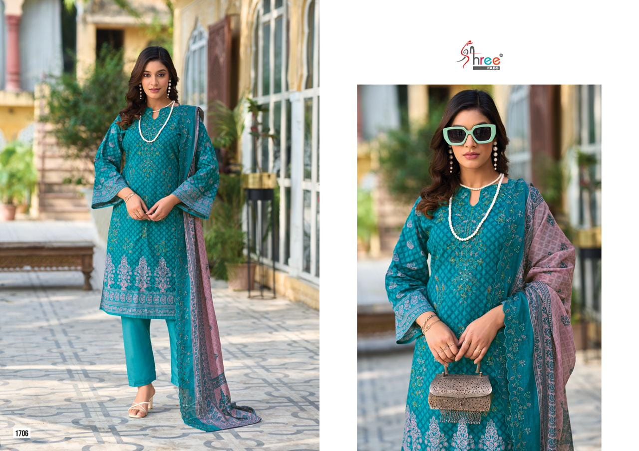 BIN SAEED LAWN COLLECTION VOL-17 Cotton Pakistani Suit Wholesale