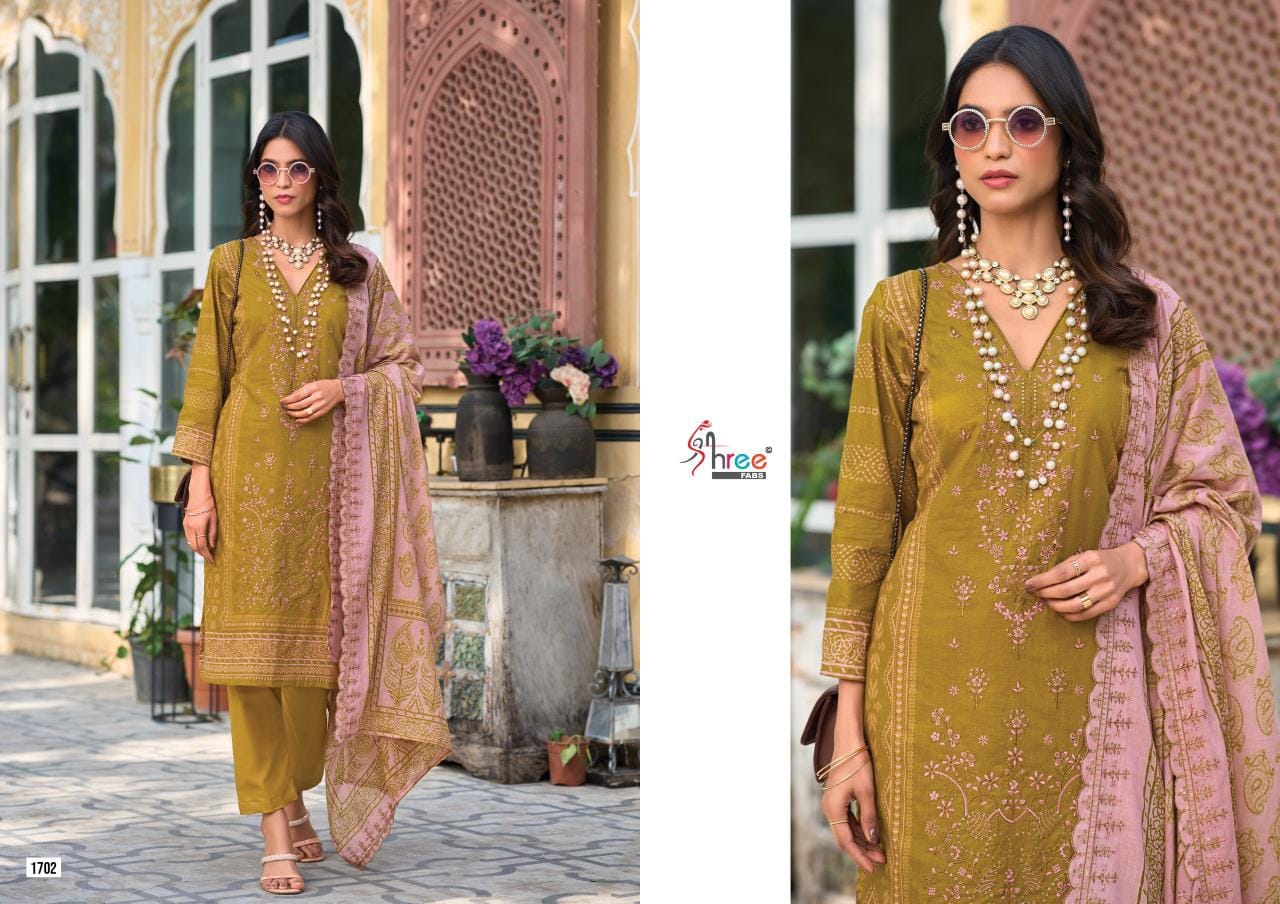 BIN SAEED LAWN COLLECTION VOL-17 Cotton Pakistani Suit Wholesale