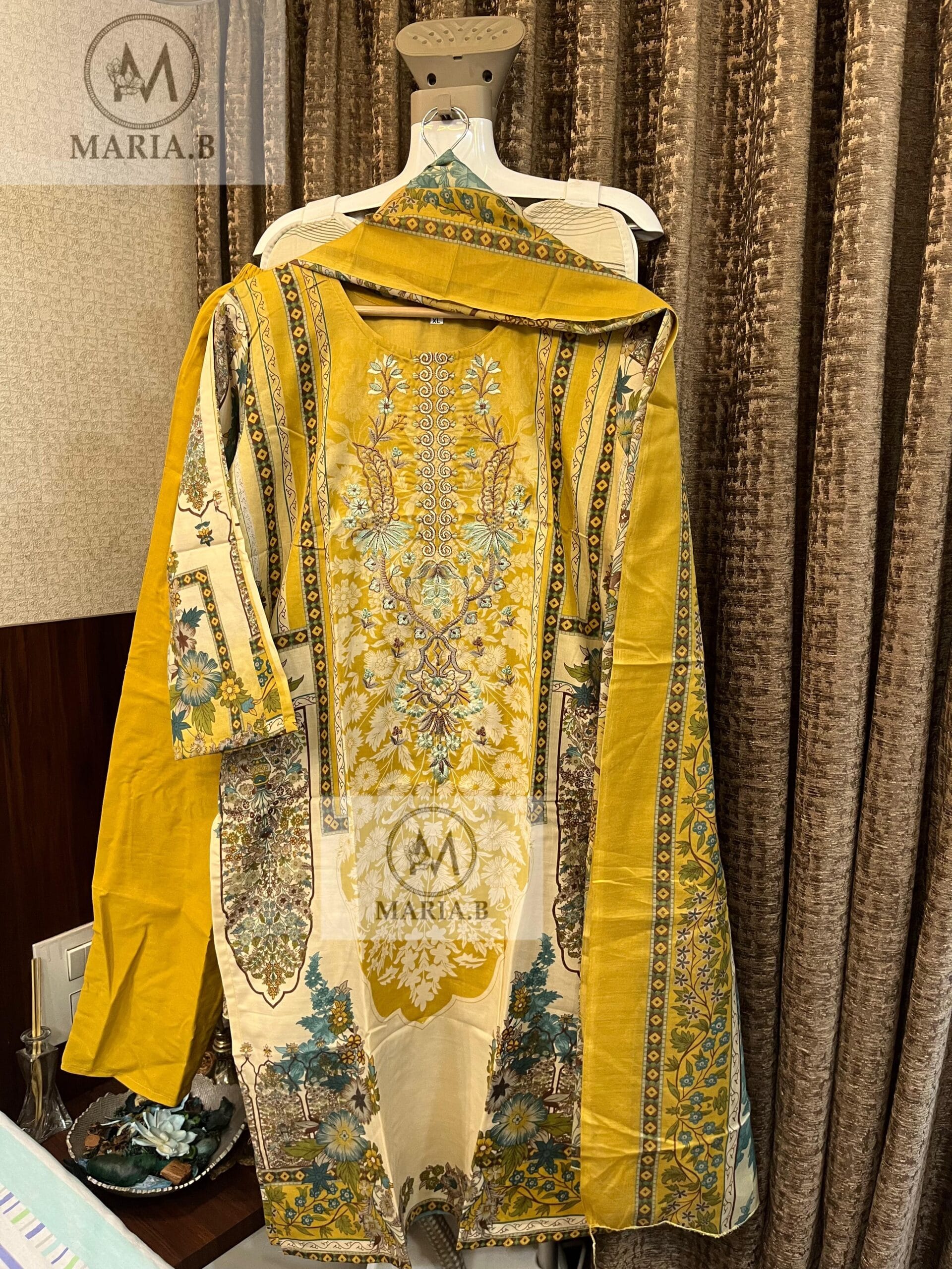 Maria b Stitch Vol15 Pakistani Stitched Cotton Suits