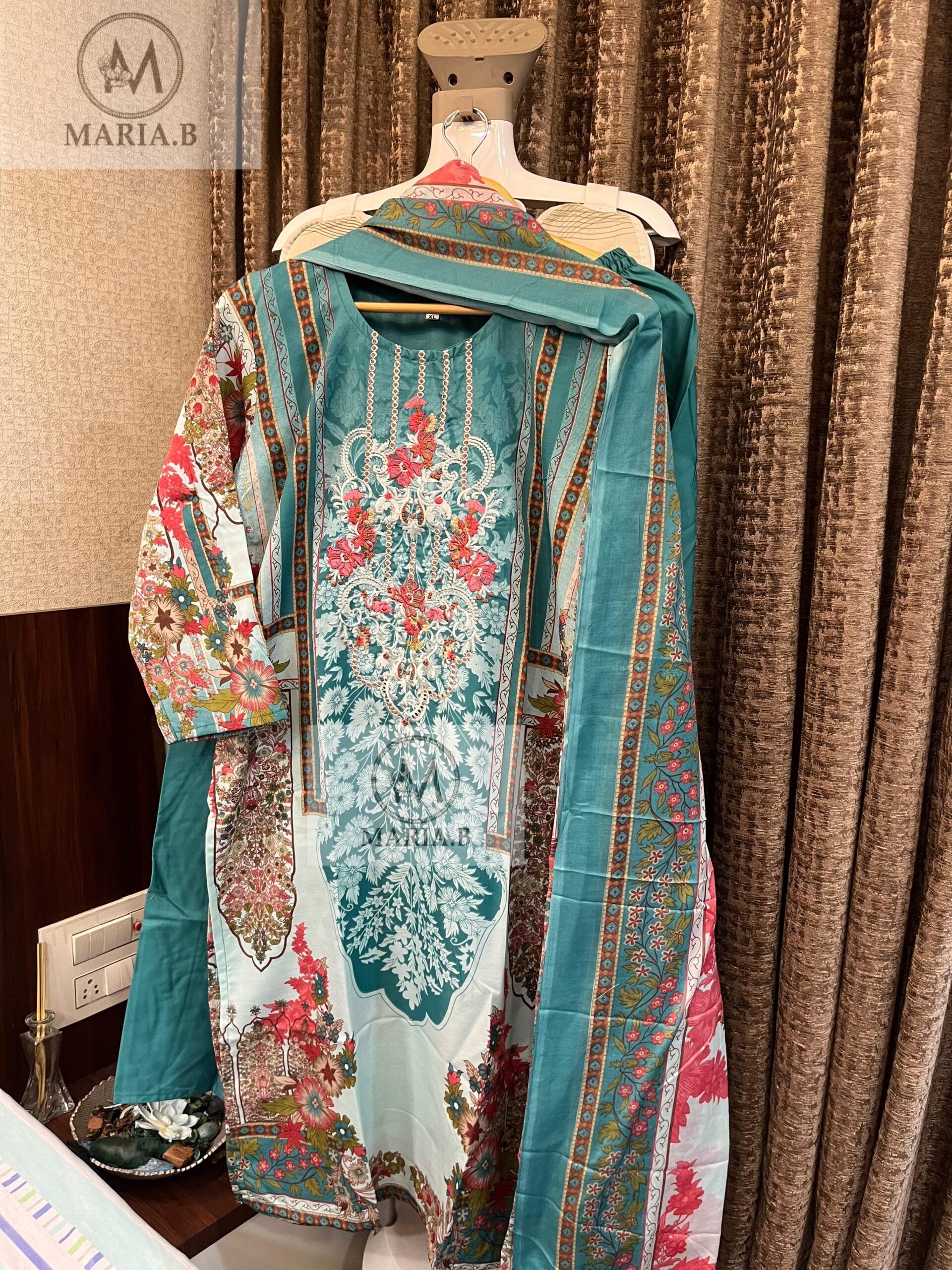 Maria b Stitch Vol15 Pakistani Stitched Cotton Suits