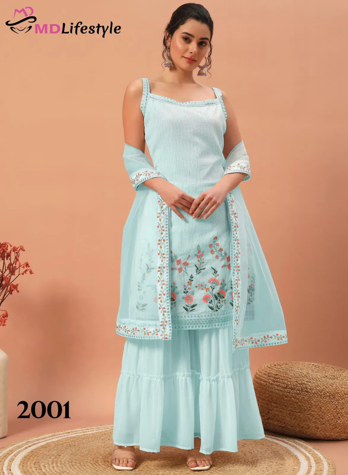 MD Life Style Eilisha Vol.1 Readymade Sharara Salwar Suit
