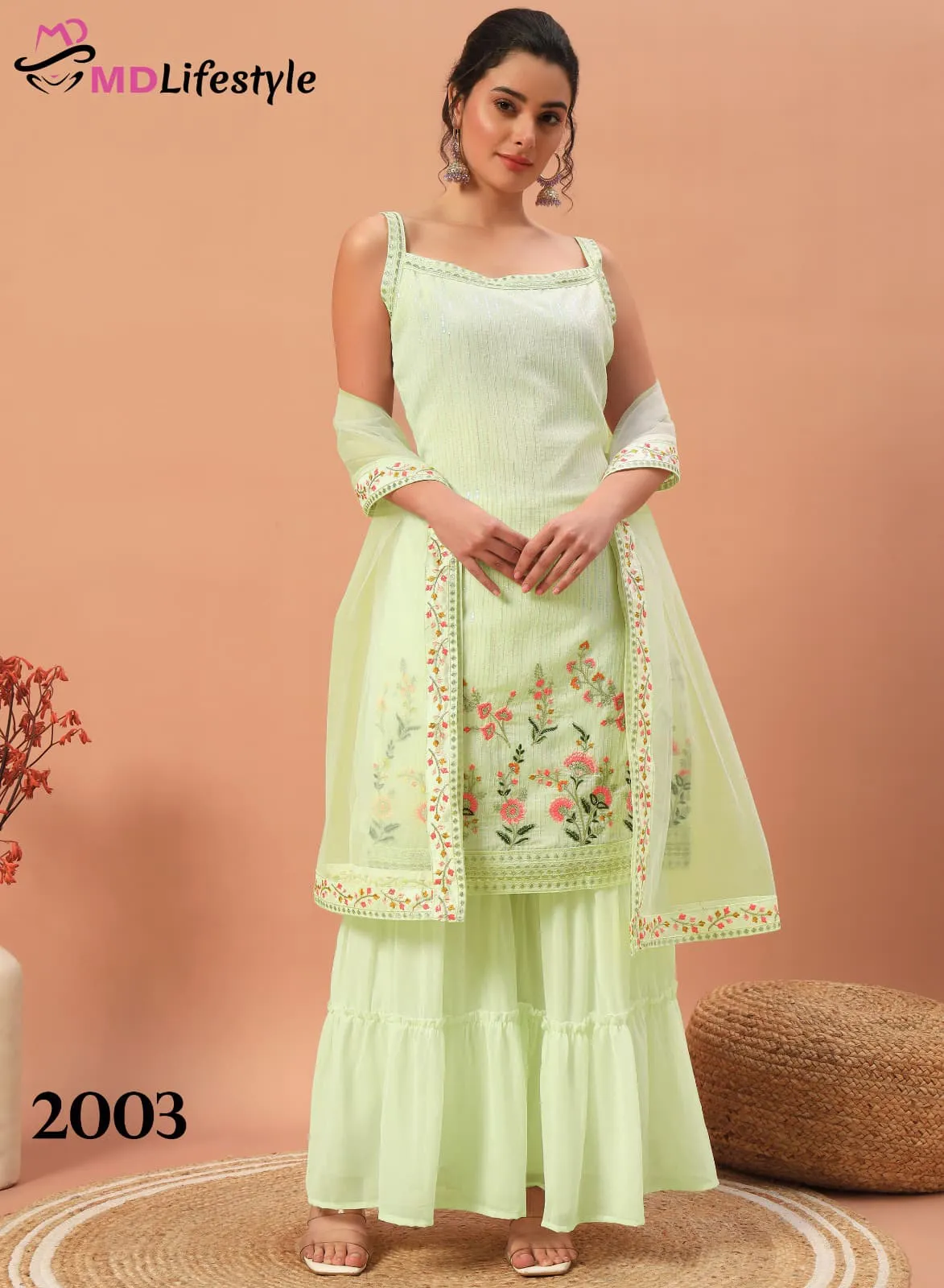 MD Life Style Eilisha Vol.1 Readymade Sharara Salwar Suit