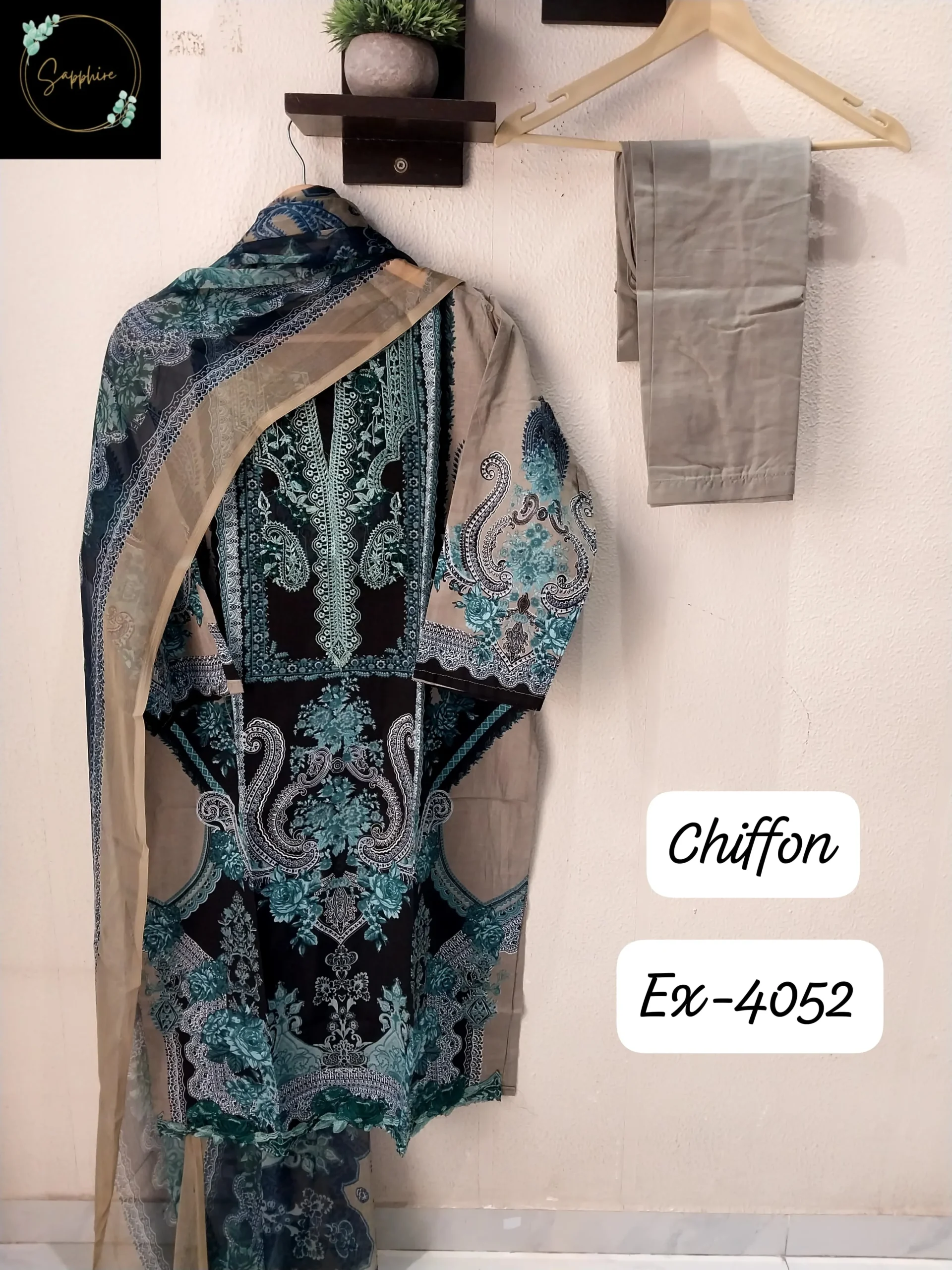 Sapphire Jazmin Superhit-3 Lawn Cotton Readymade Pakistani Suit