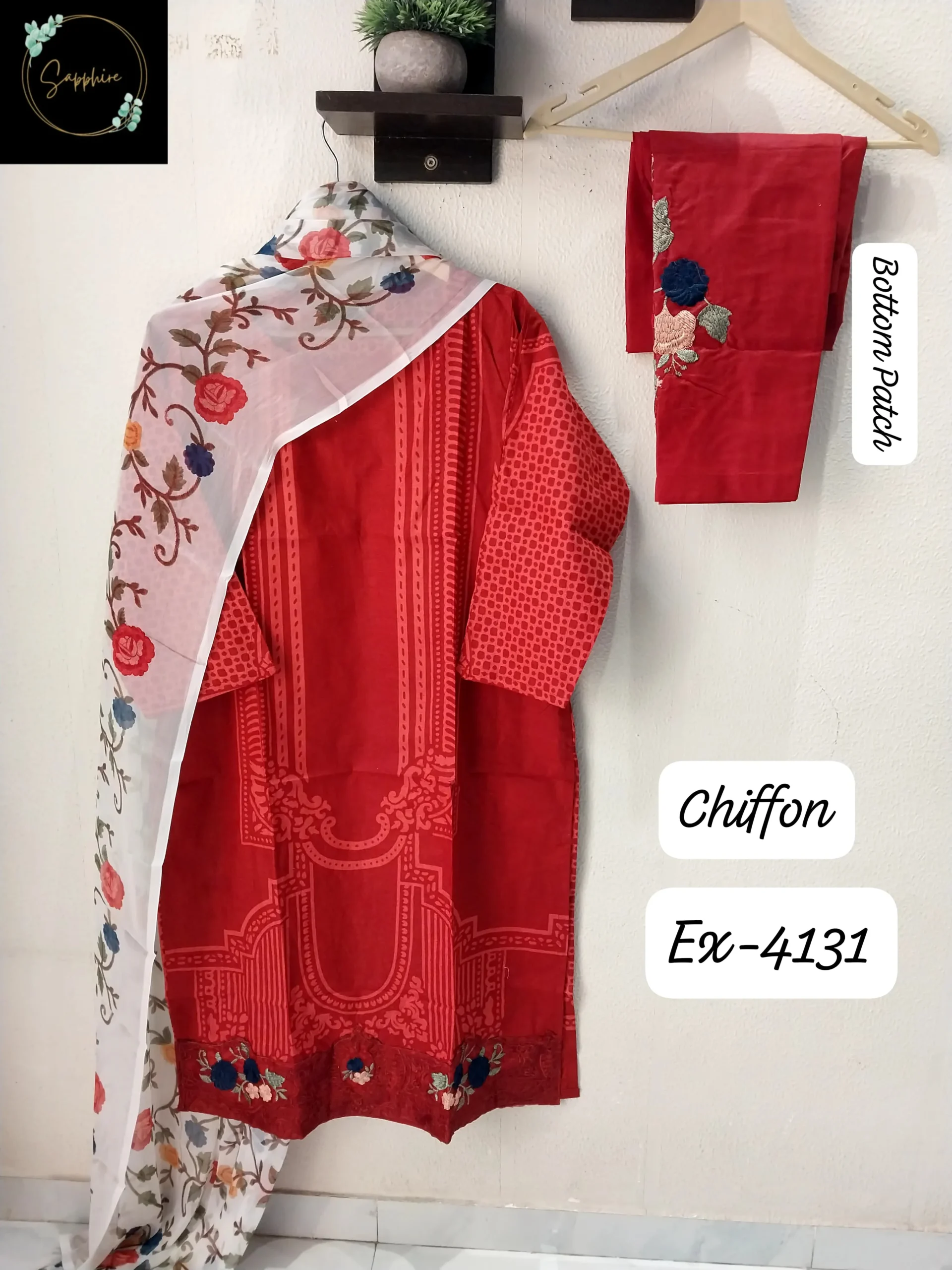 Sapphire Jazmin Superhit-3 Lawn Cotton Readymade Pakistani Suit