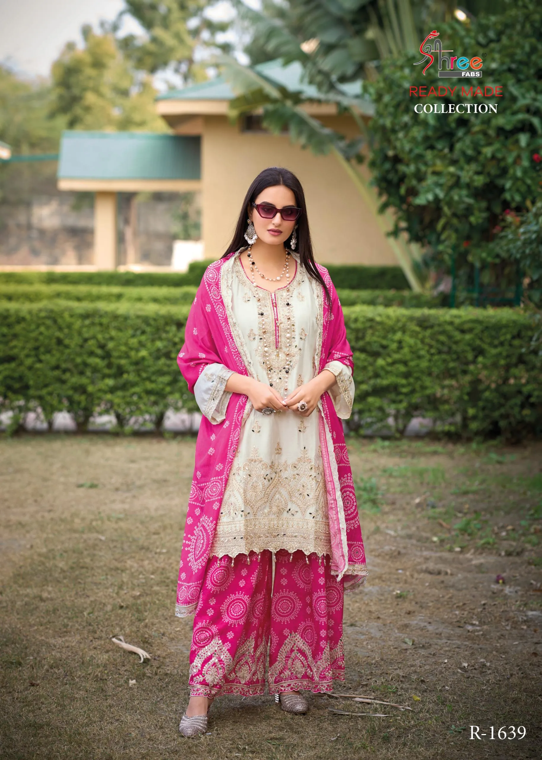 Shree Fabs dn 1639 Wholesale Pakistanis Plazzo  Suits