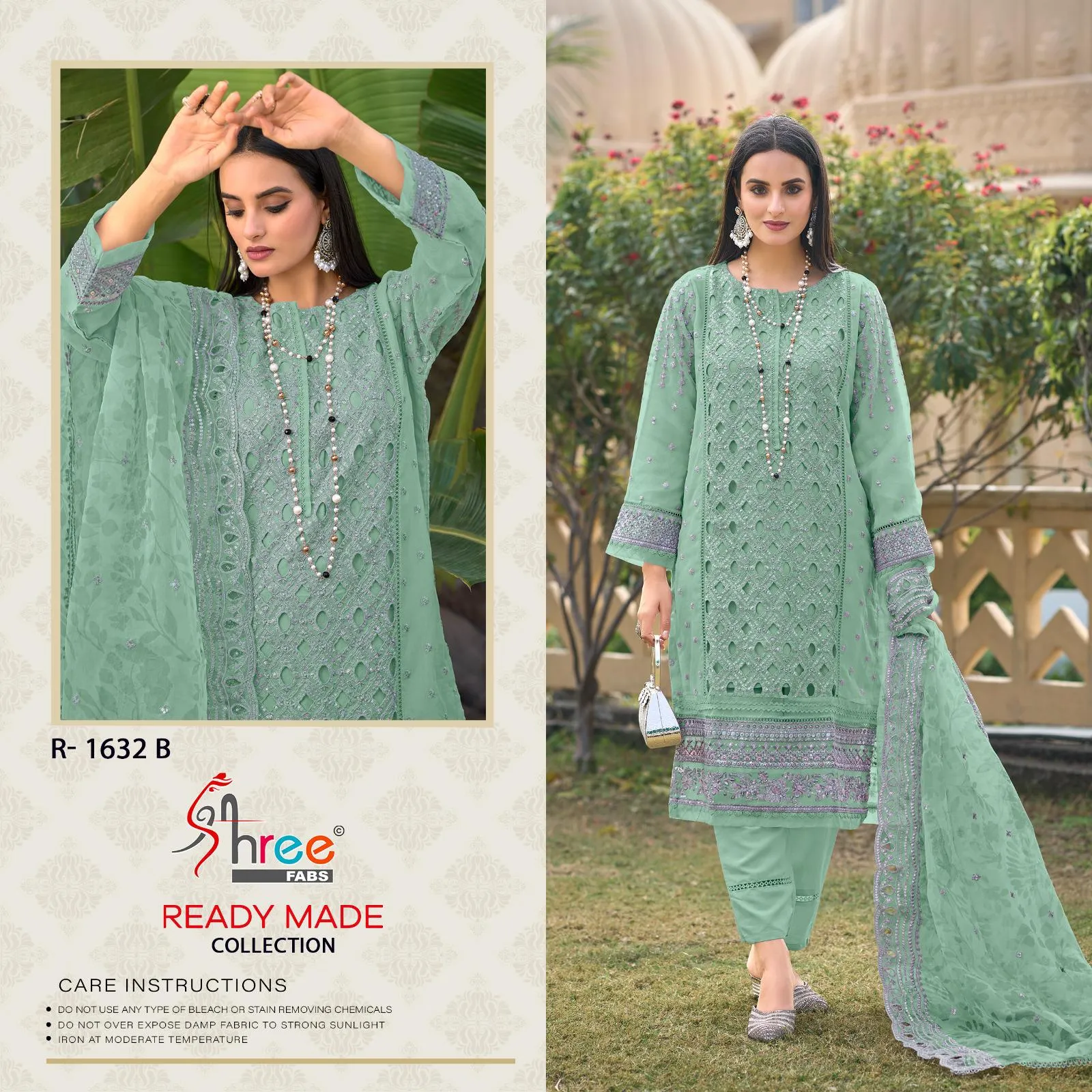 Shree Fabs Maria B 1632 Wholesale  Organza Readymade Pakistani Suit