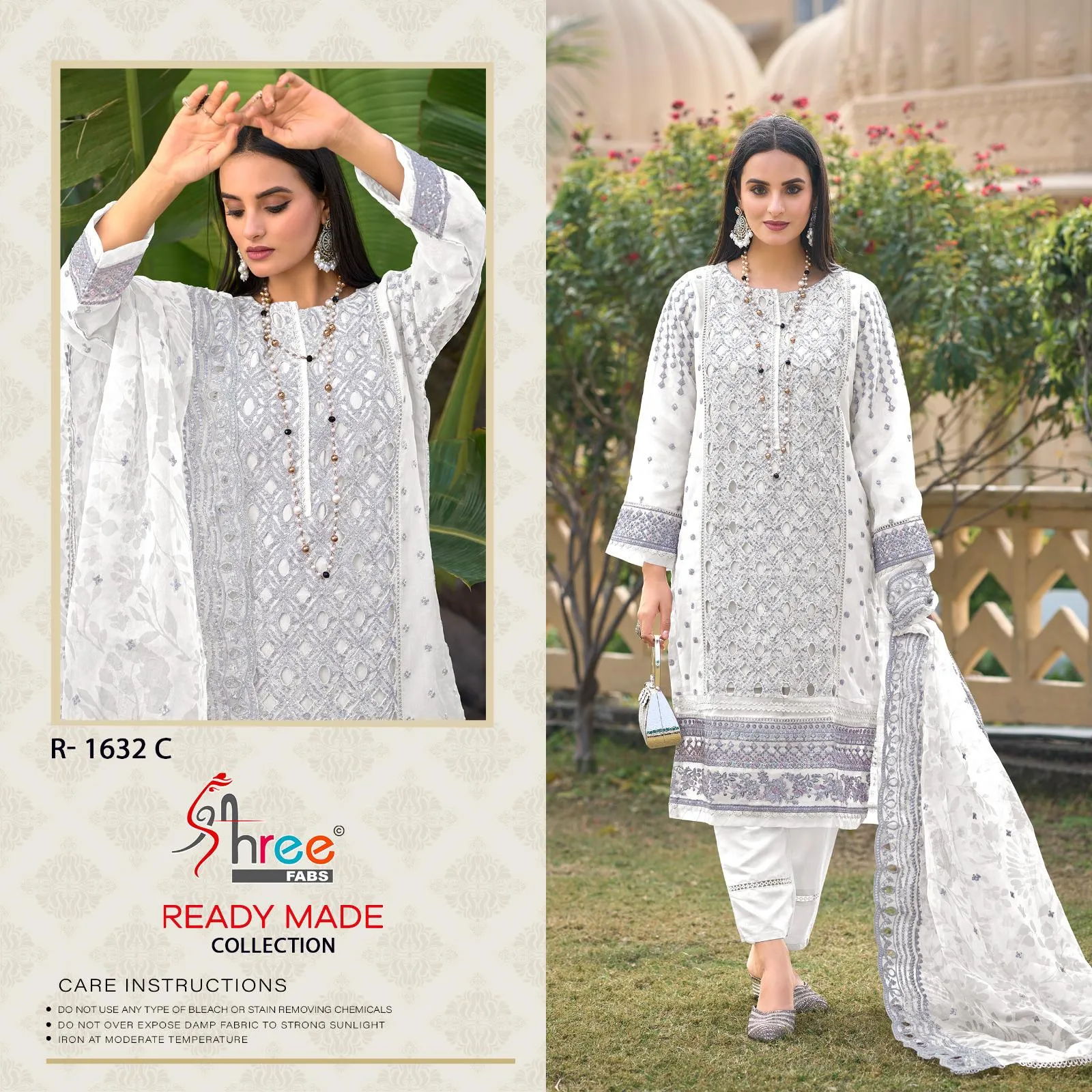 Shree Fabs Maria B 1632 Wholesale  Organza Readymade Pakistani Suit