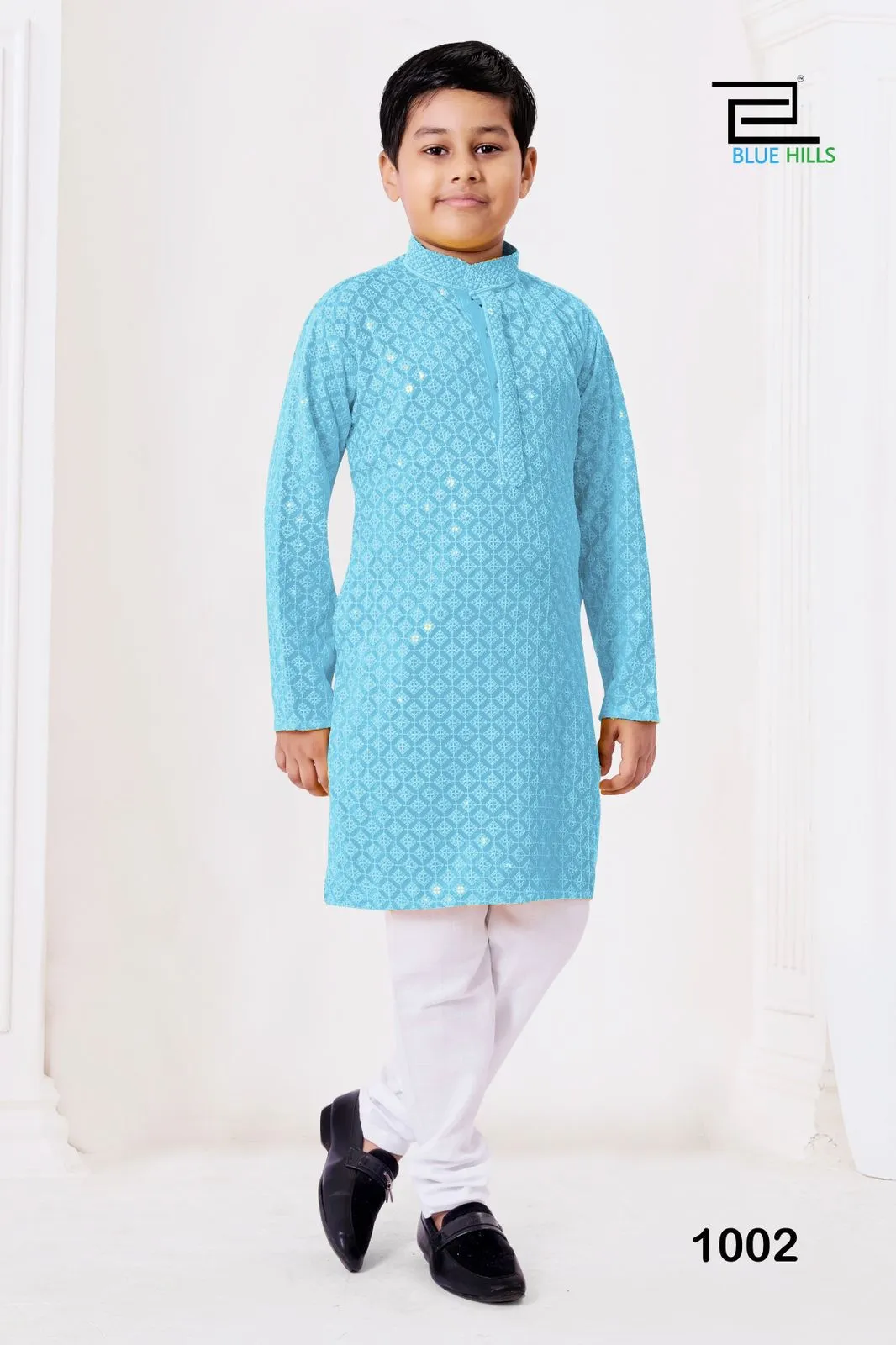 Traditional Boys Chikankari Kurta