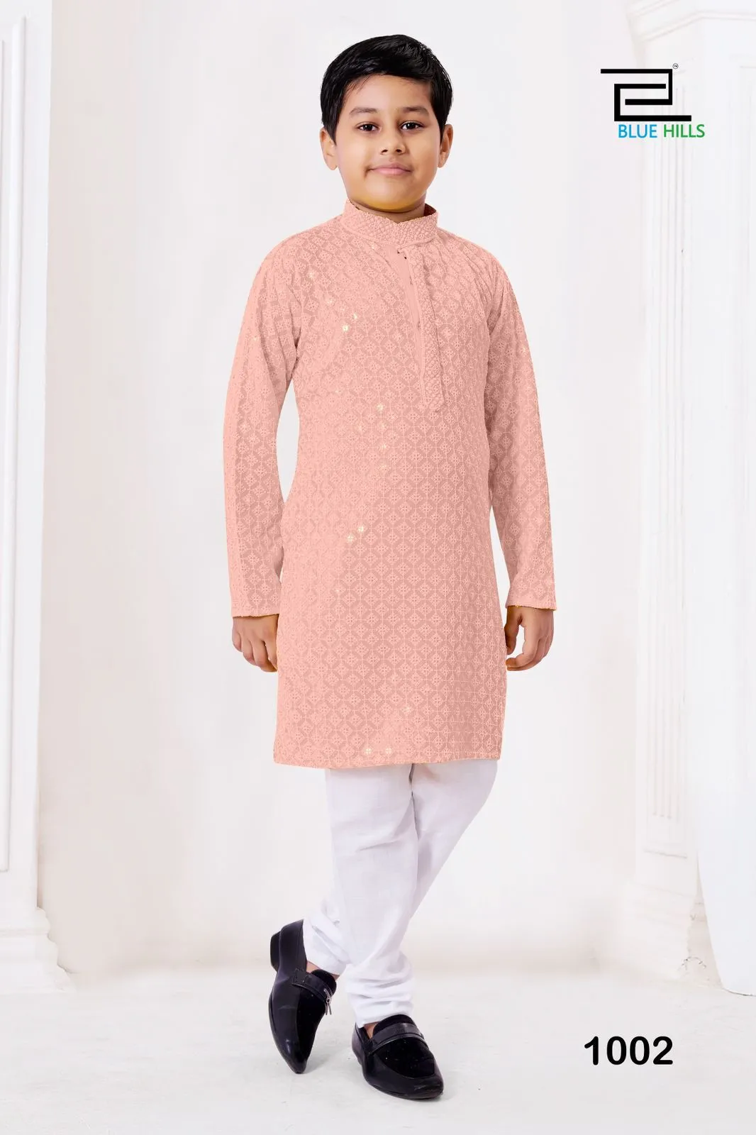 Traditional Boys Chikankari Kurta