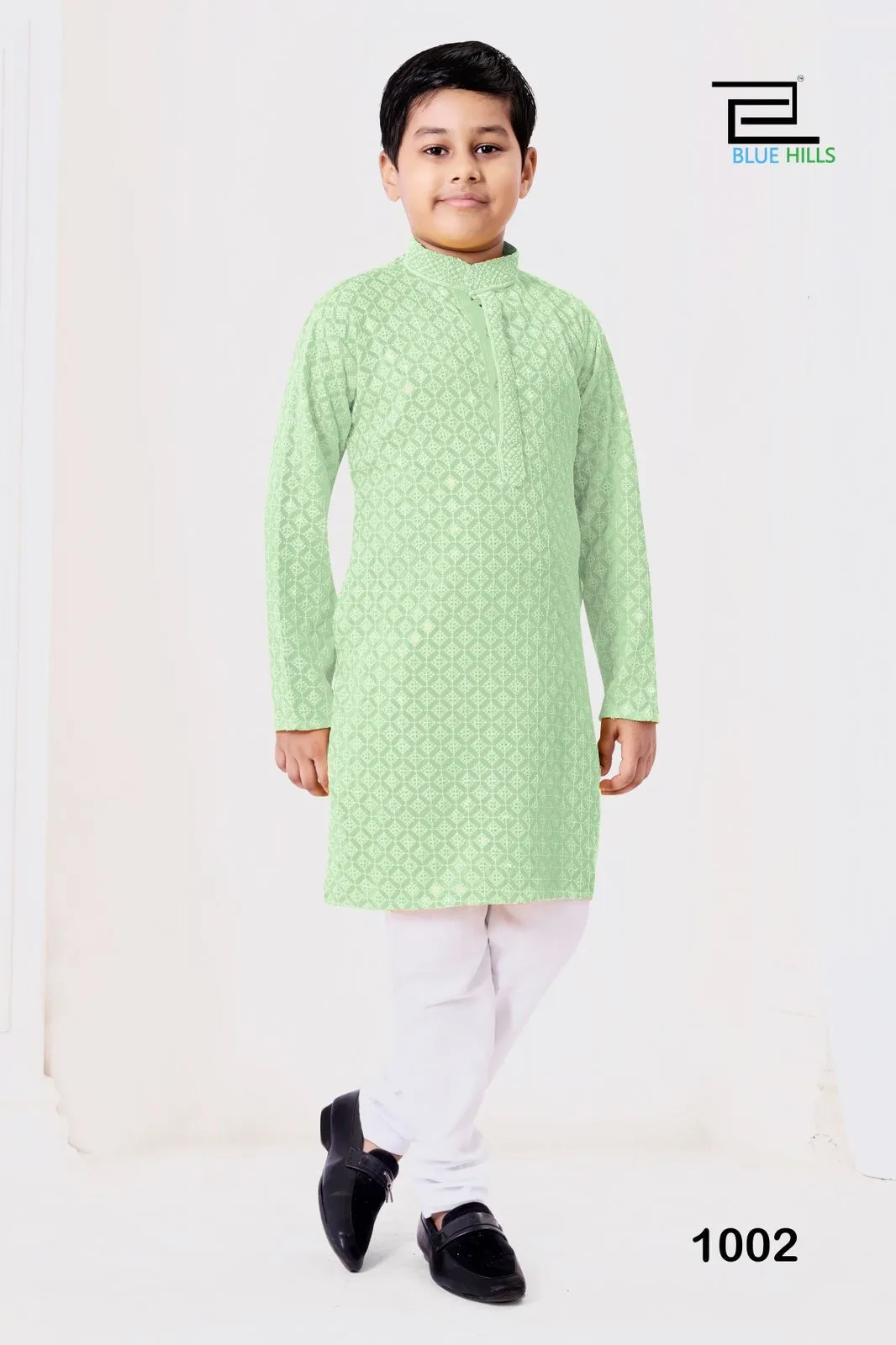 Traditional Boys Chikankari Kurta
