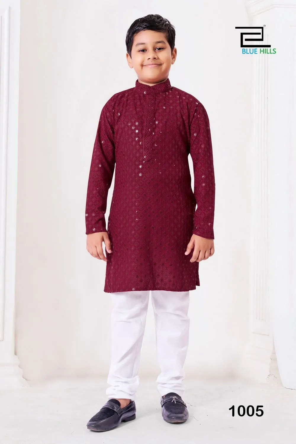 Traditional Boys Chikankari Kurta