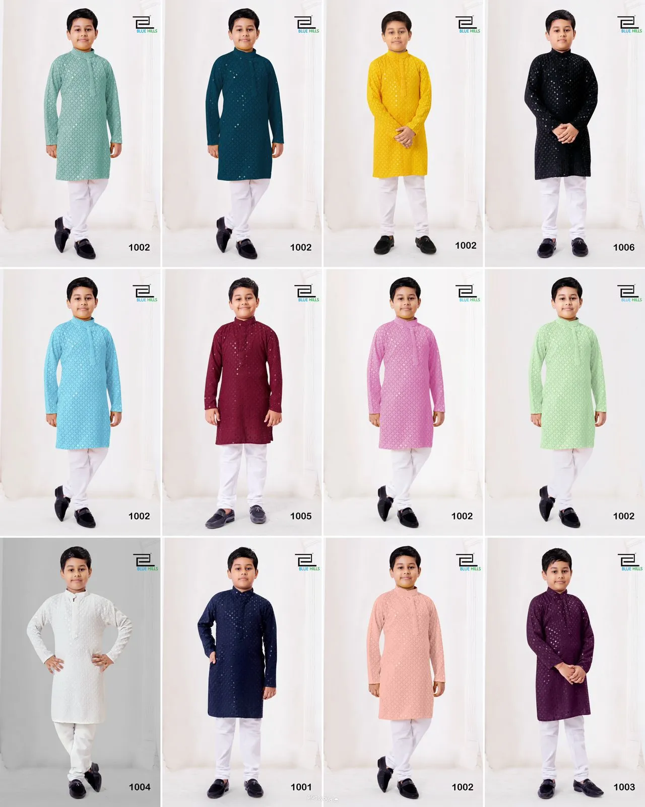 Traditional Boys Chikankari Kurta