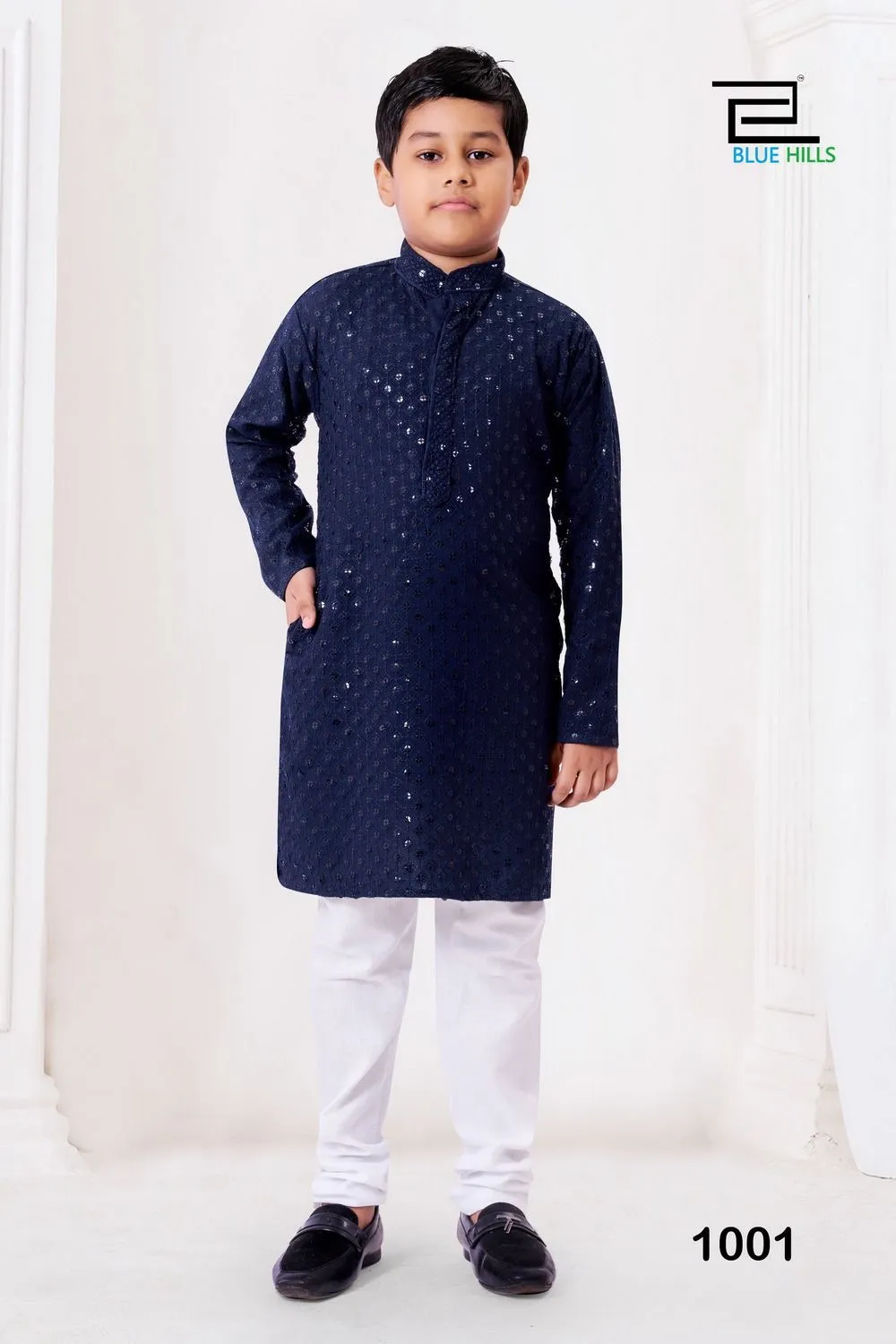 Traditional Boys Chikankari Kurta