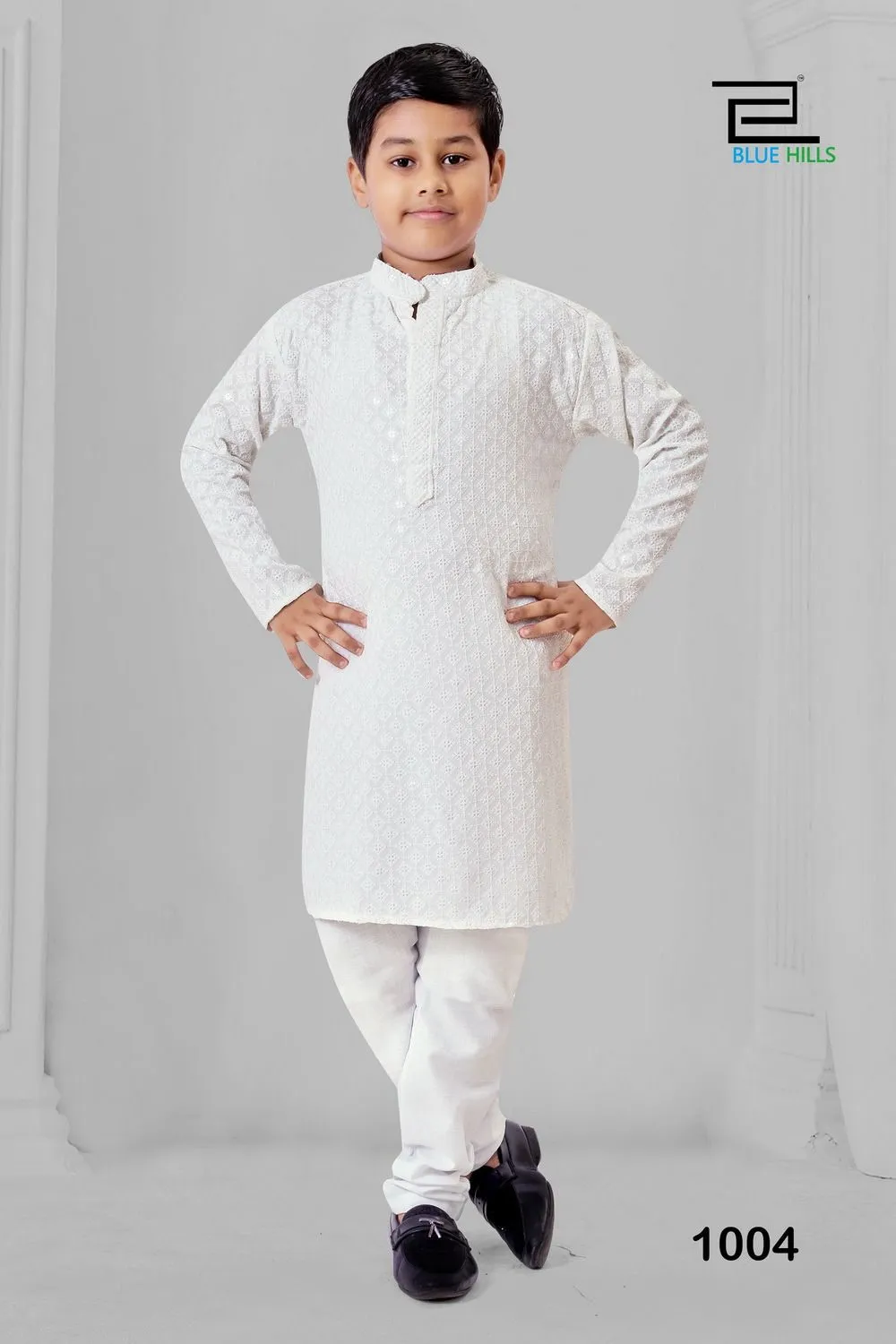 Traditional Boys Chikankari Kurta