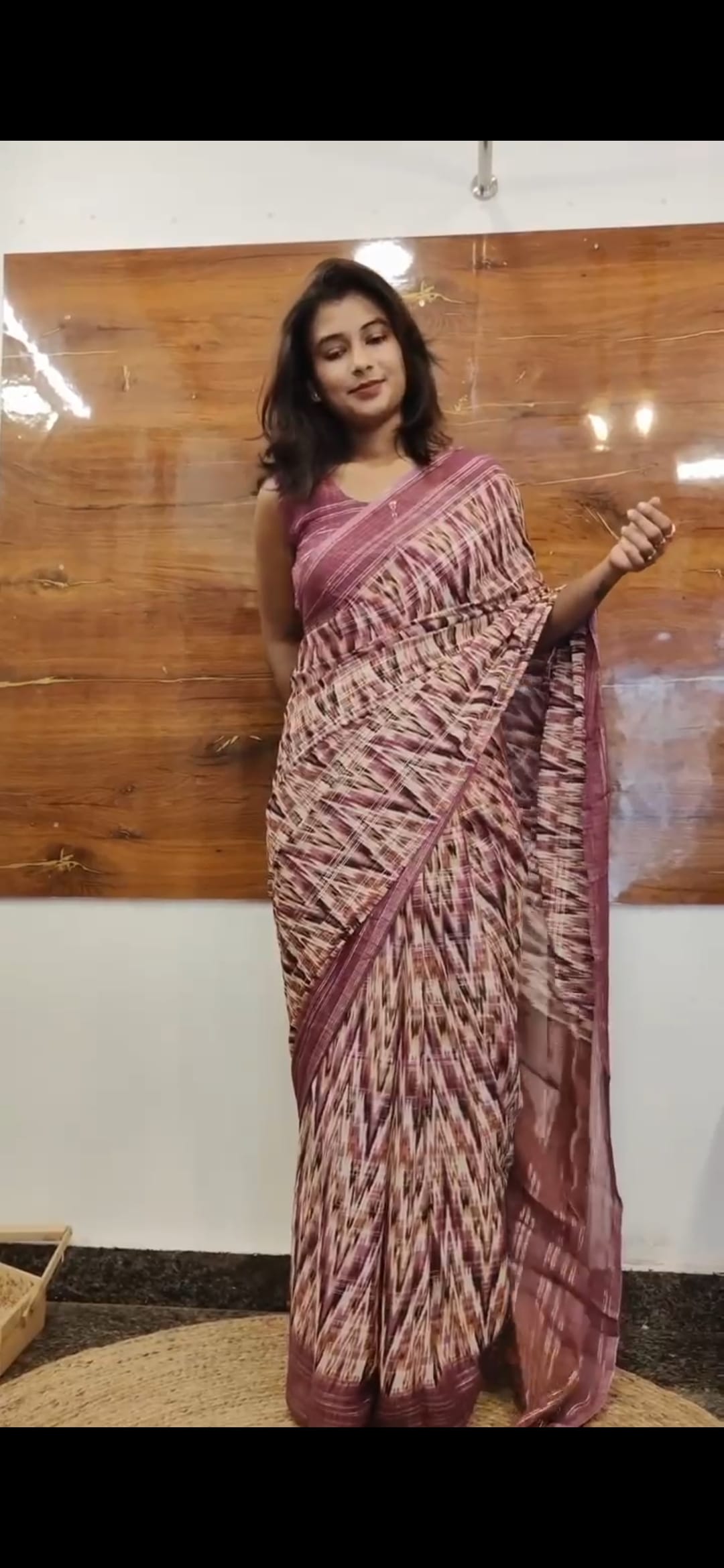 Digital Printed Zip And Go Saree  Gown