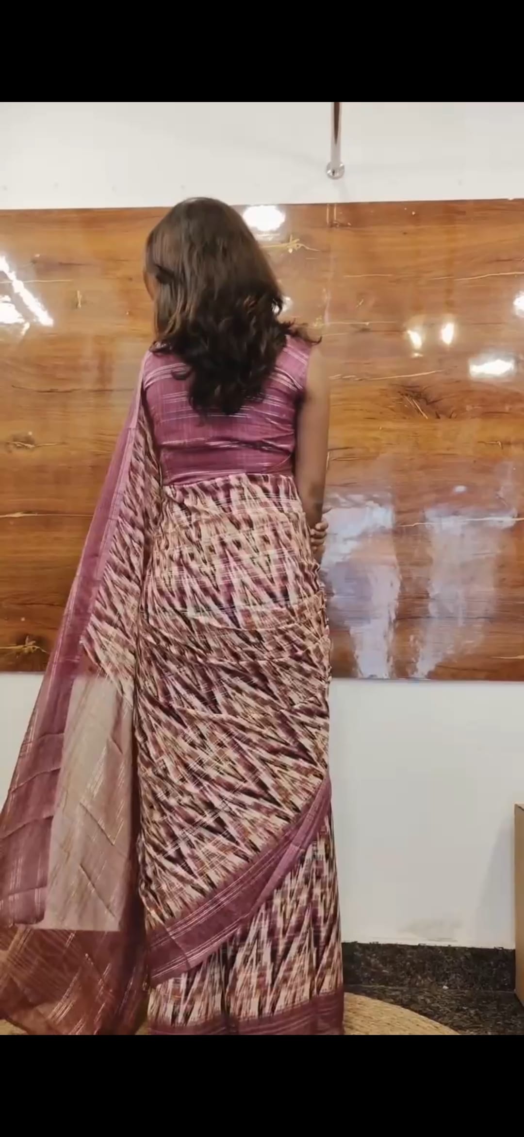 Digital Printed Zip And Go Saree  Gown