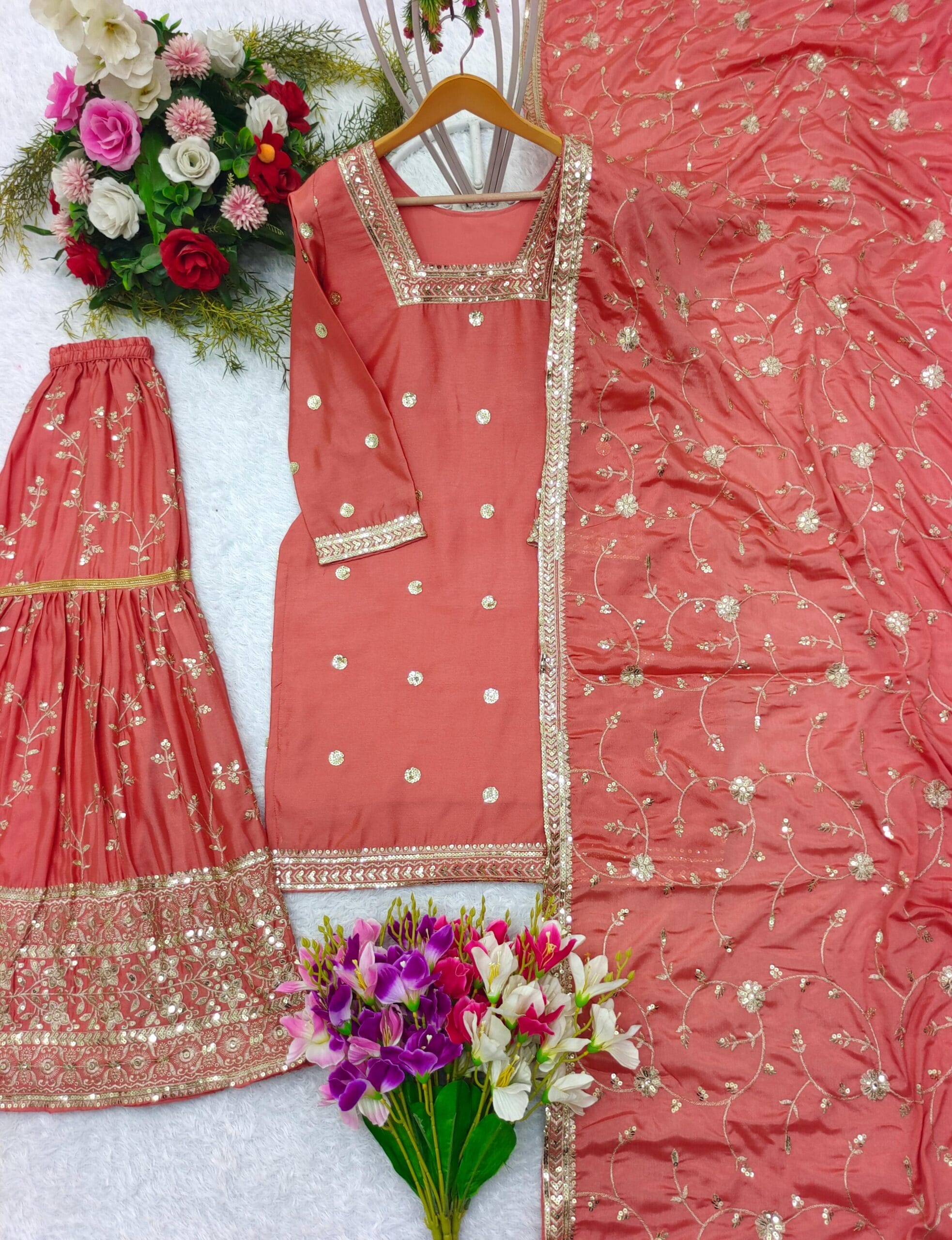 Sharara Salwar kameez For Wedding